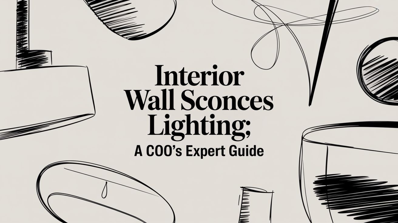 Interior Wall Sconces Lighting: A COO's Expert Guide