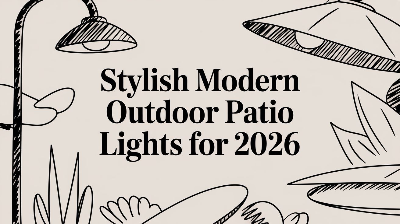 Stylish Modern Outdoor Patio Lights for 2026