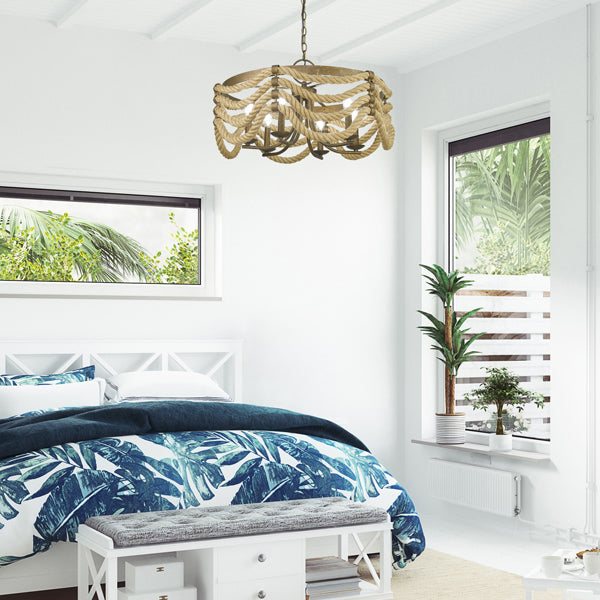 Marissa Coastal Semi-Flush Mount by Golden Lighting