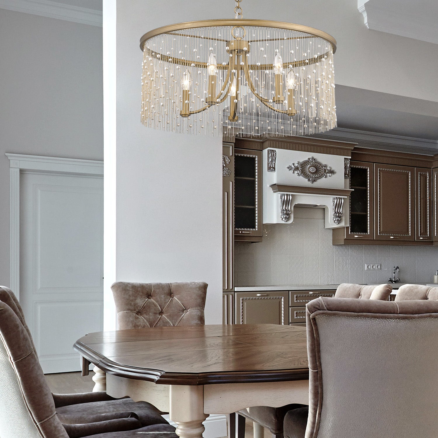 Marilyn Glam Chandelier by Golden Lighting