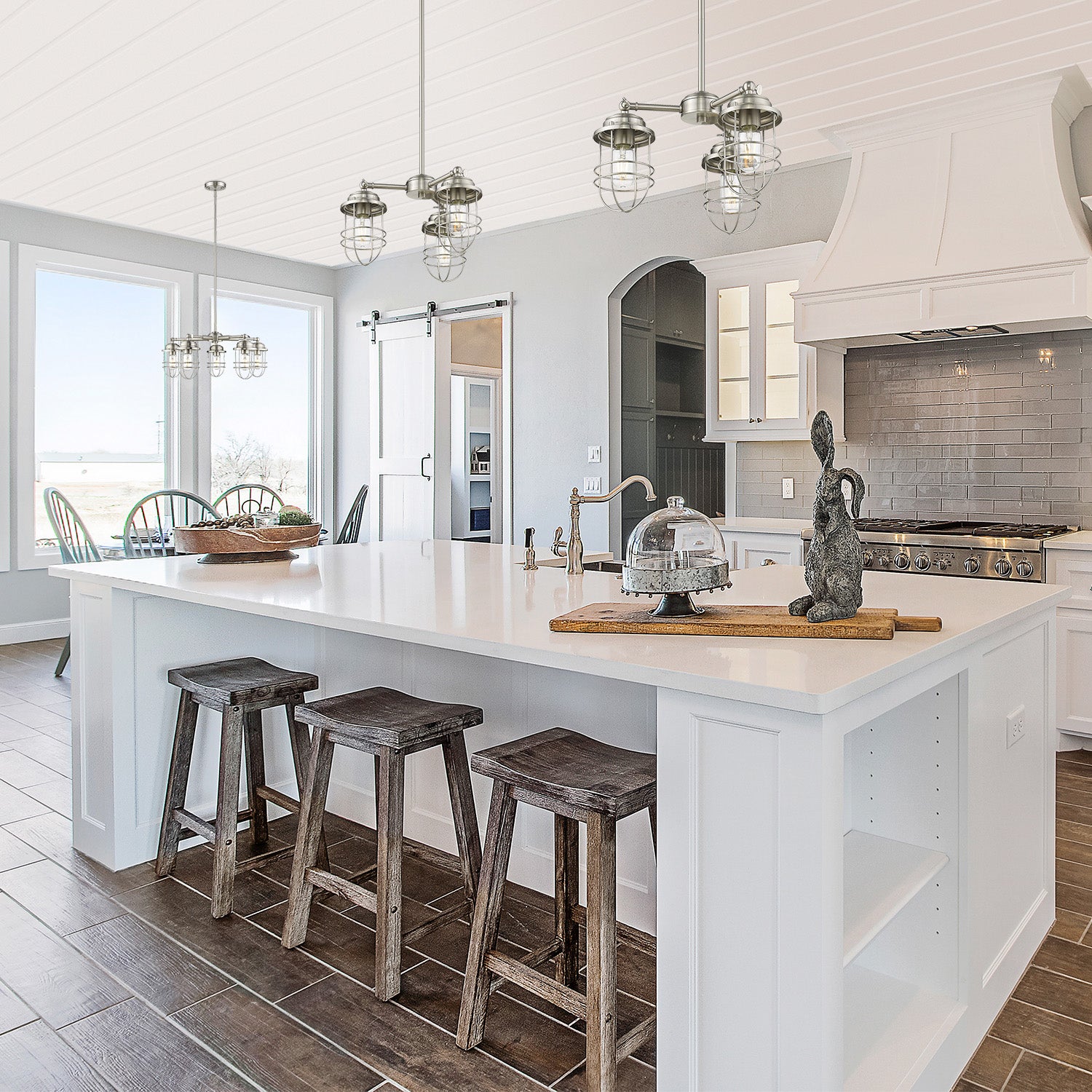 Seaport Coastal Pendant by Golden Lighting
