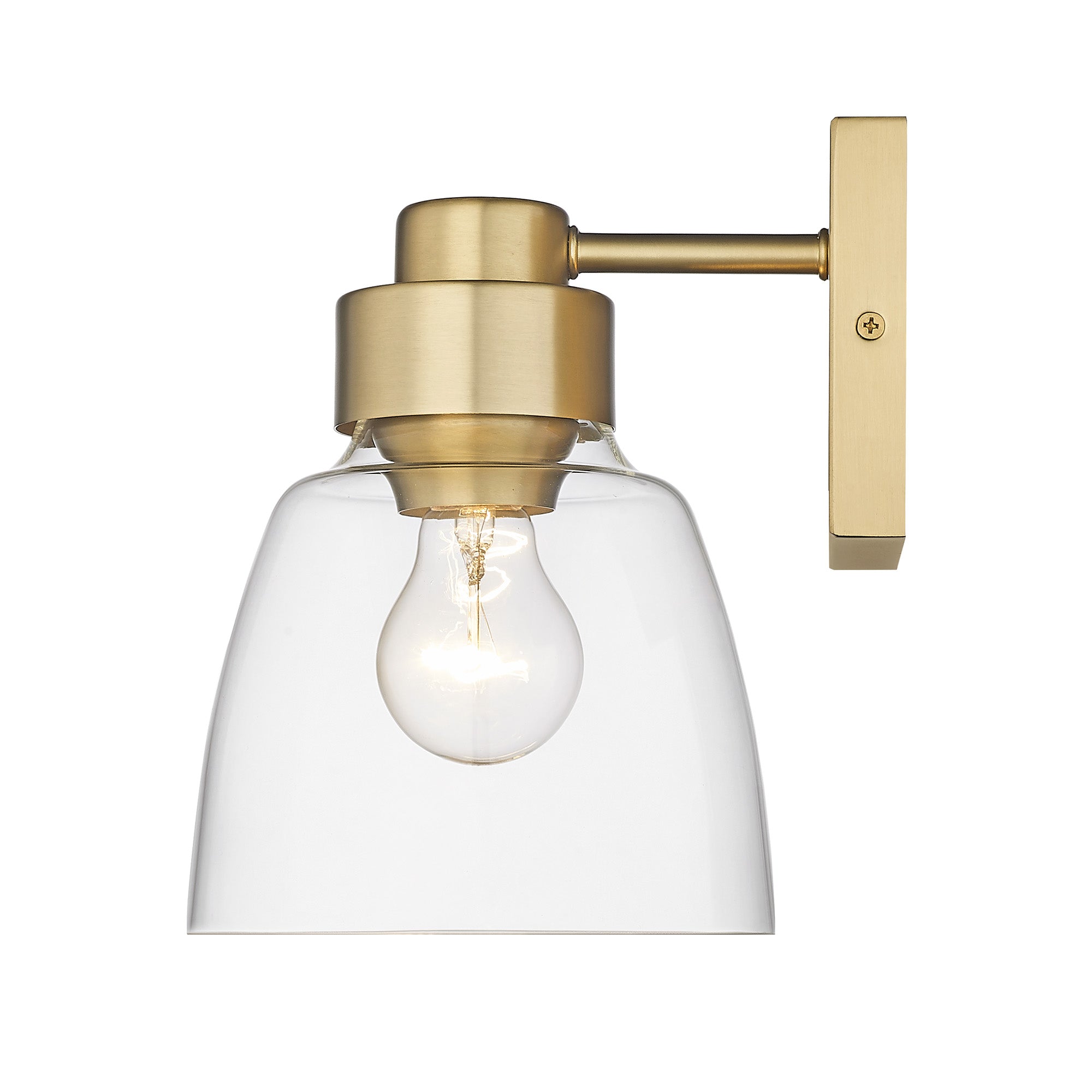 Golden Lighting Remy 1-light Wall Sconce in Brushed Champagne Brass - - Golden Lighting