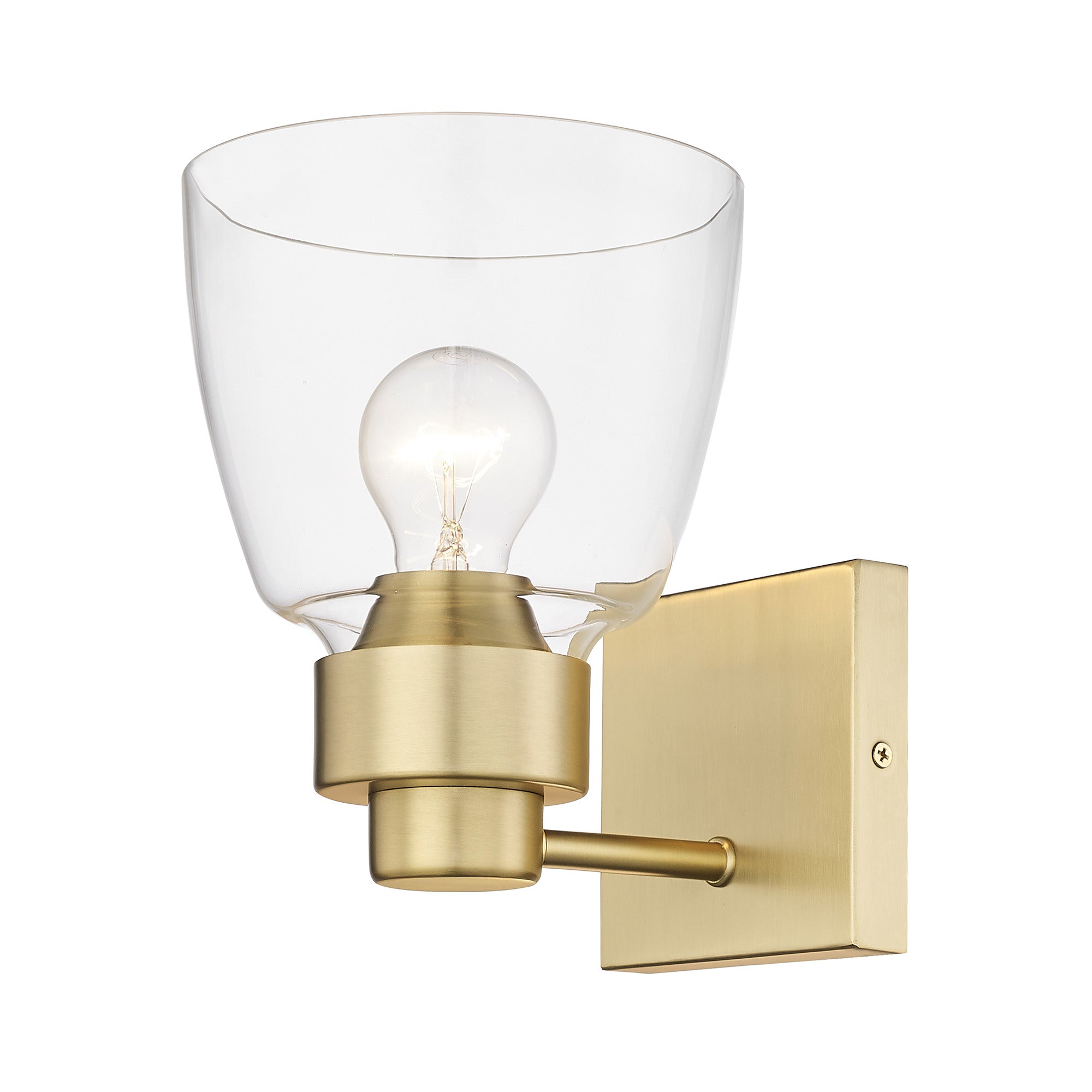 Golden Lighting Remy 1-light Wall Sconce in Brushed Champagne Brass - - Golden Lighting