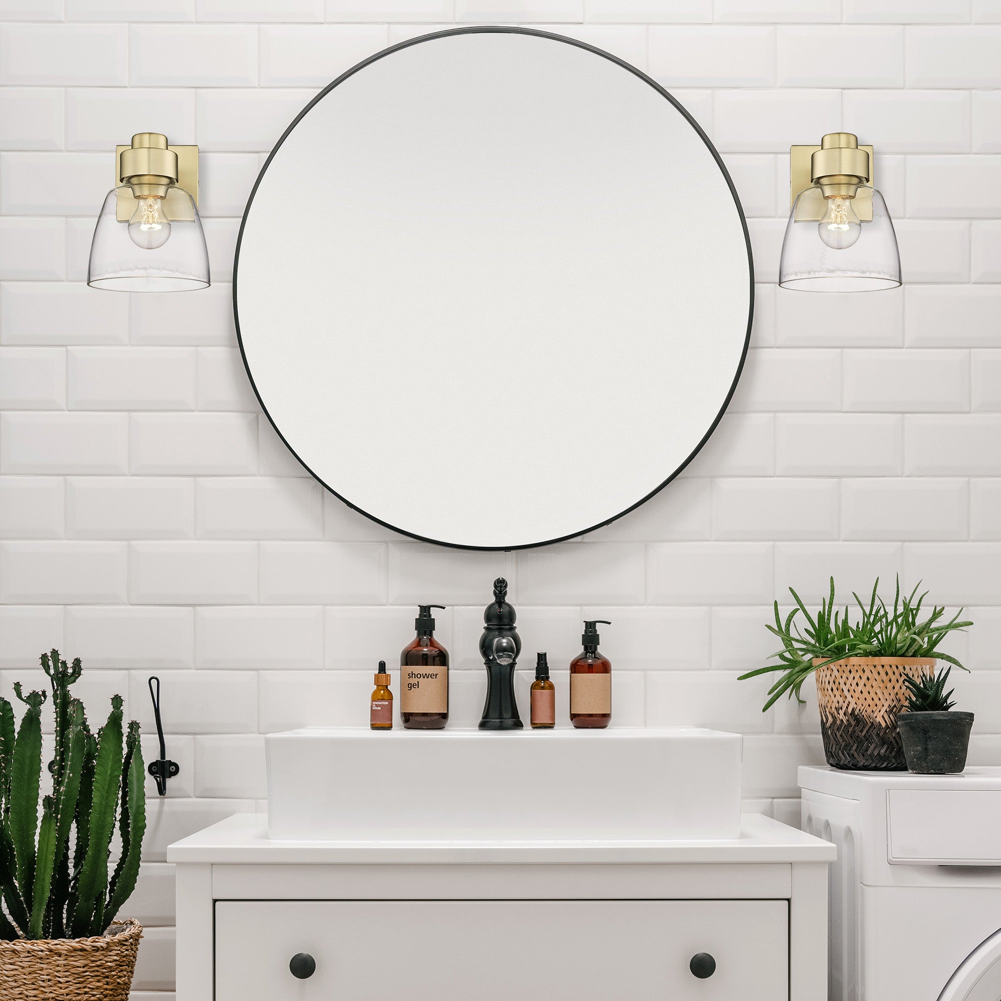 Golden Lighting Remy 1-light Wall Sconce in Brushed Champagne Brass - - Golden Lighting