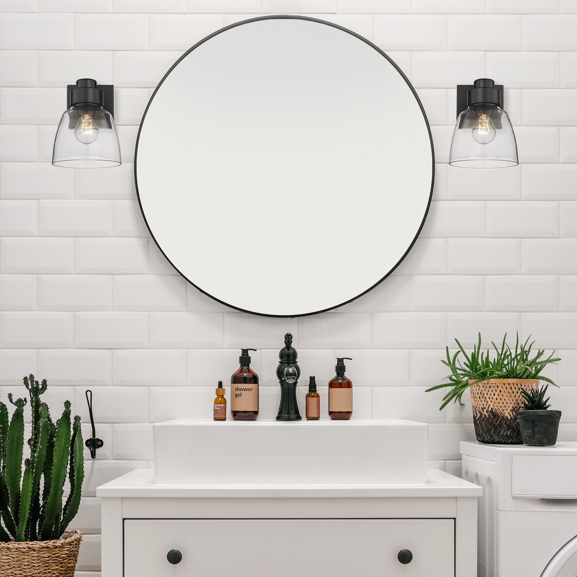 Golden Lighting Remy 1-light Wall Sconce in Matte Black