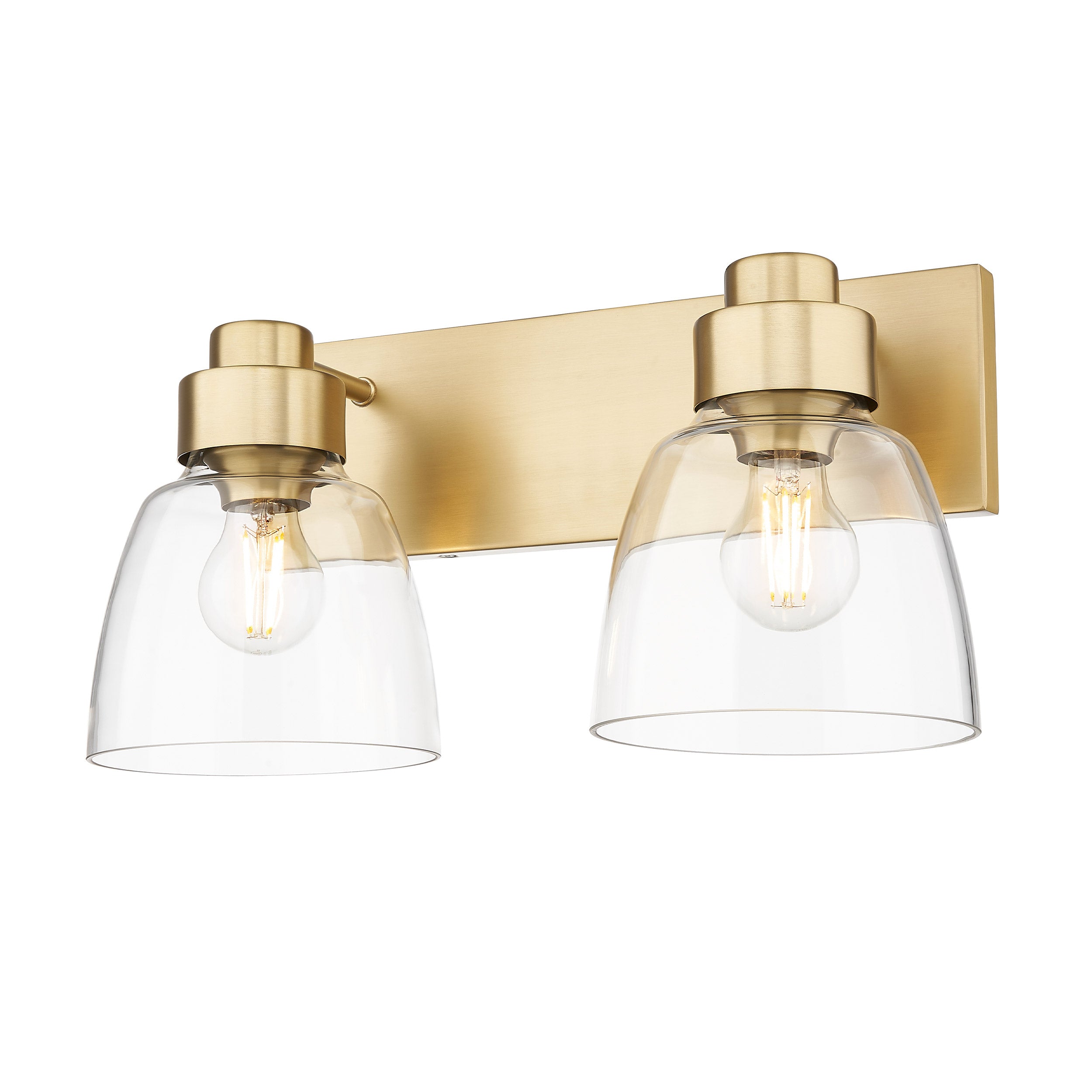 Golden Lighting Remy 2-light Vanity in Brushed Champagne Brass - - Golden Lighting