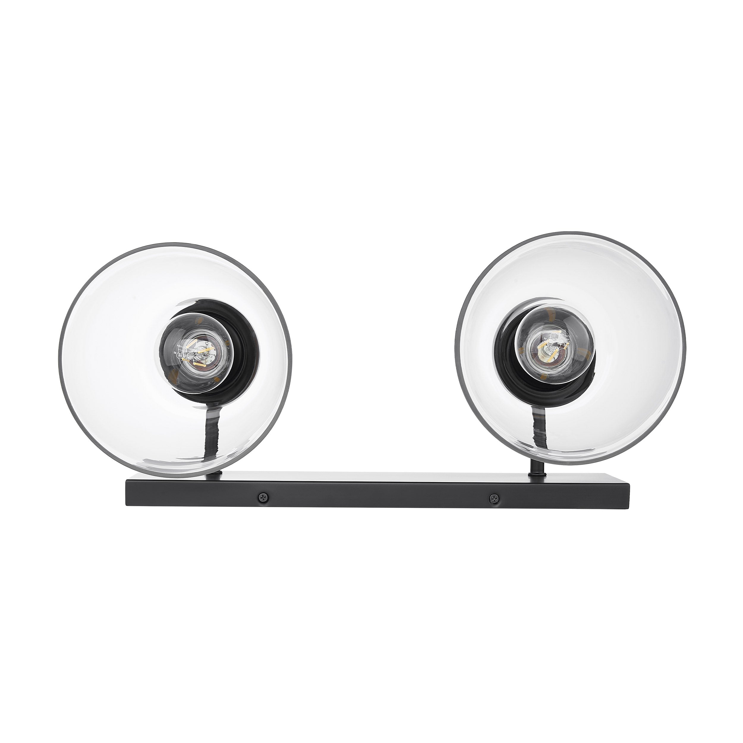 Golden Lighting Remy 2-light Vanity in Matte Black - - Golden Lighting