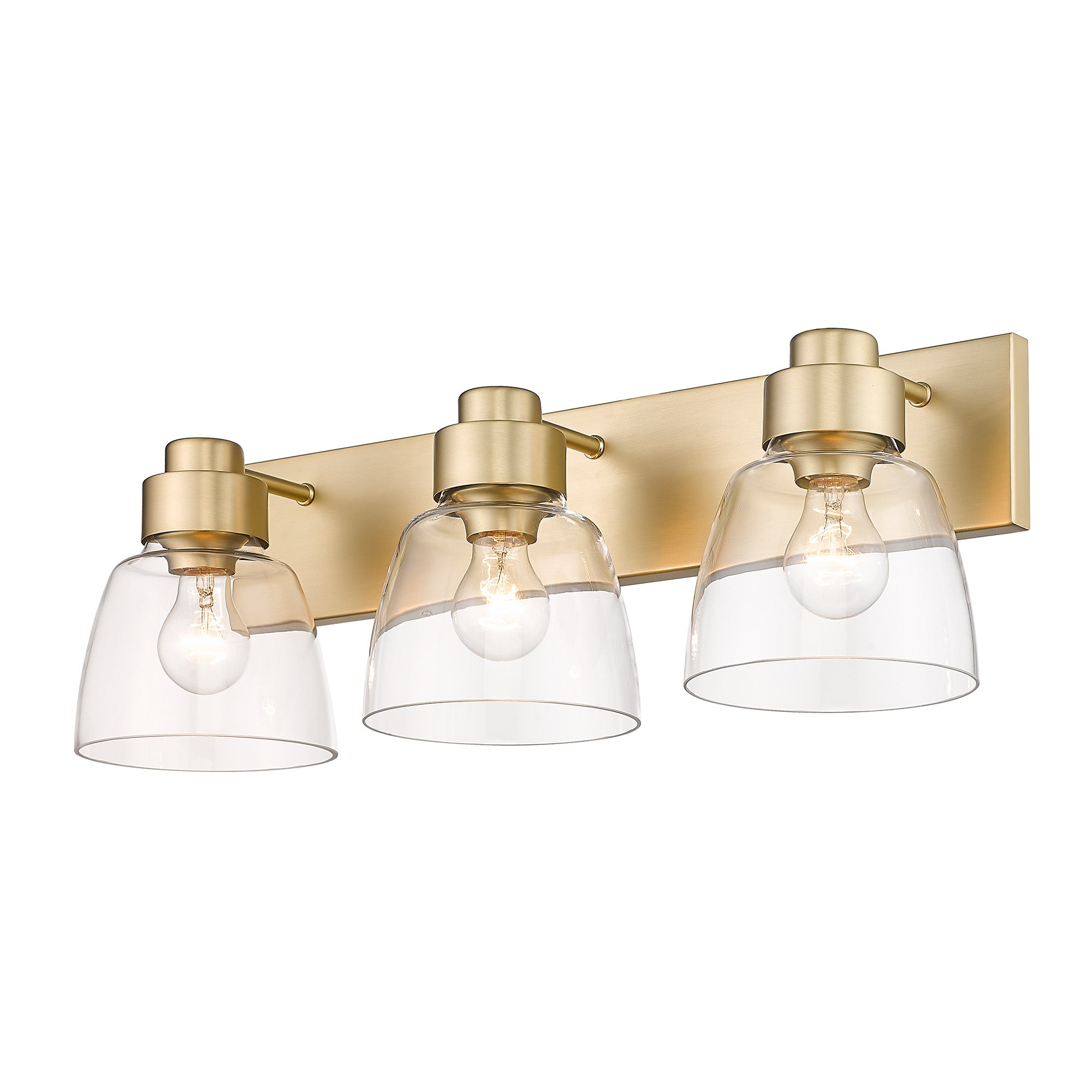 Golden Lighting Remy 3-light Vanity in Brushed Champagne Brass - - Golden Lighting