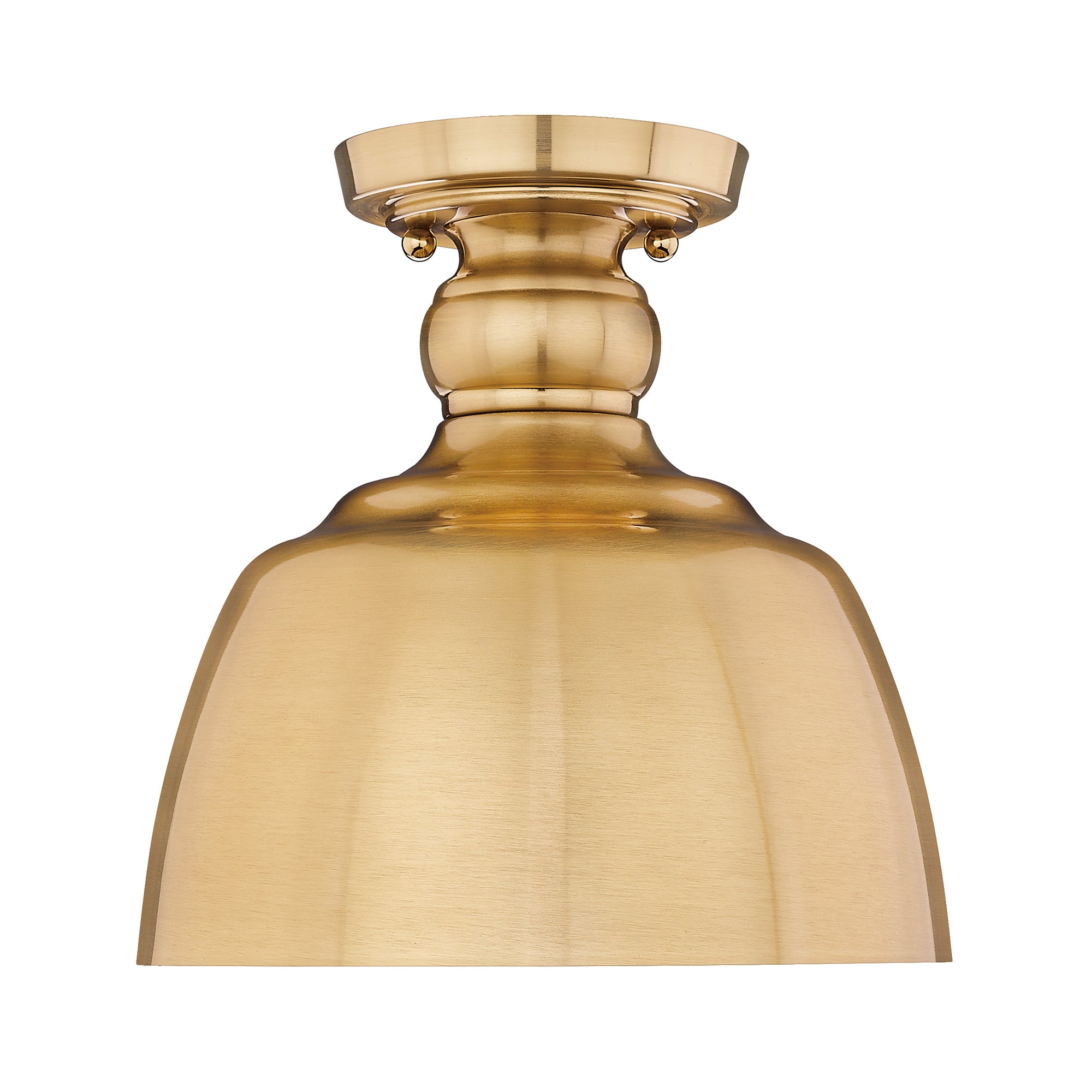 Holmes 1-light Flush Mount in Modern Brushed Gold