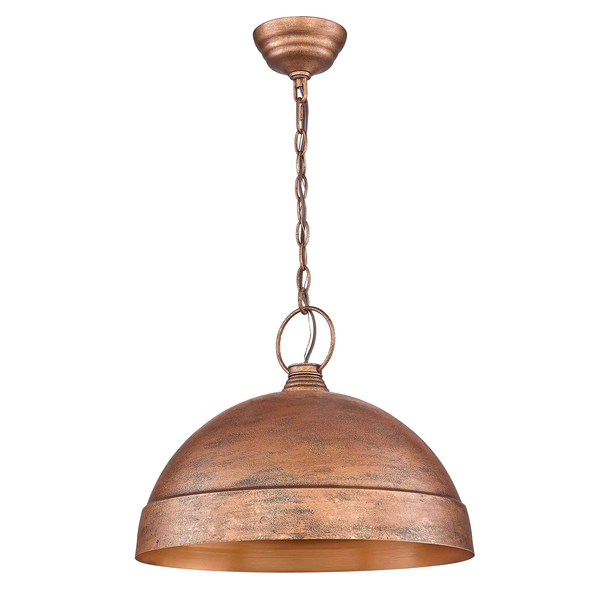 Golden Lighting Lincoln 1-light Pendant in Vintage Copper - - Golden Lighting