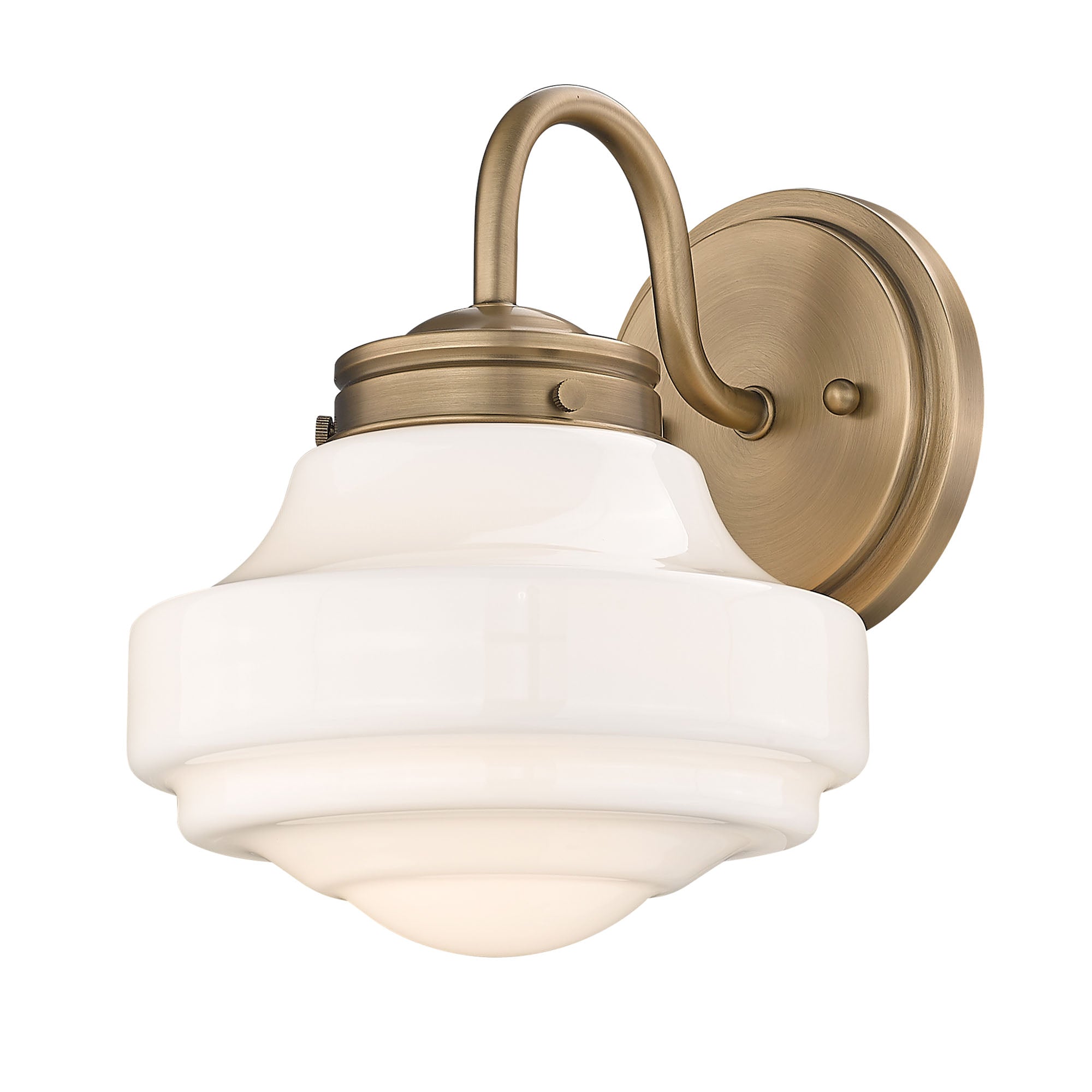 Golden Lighting Ingalls 1-light Wall Sconce in Modern Brass - Default Title - Golden Lighting