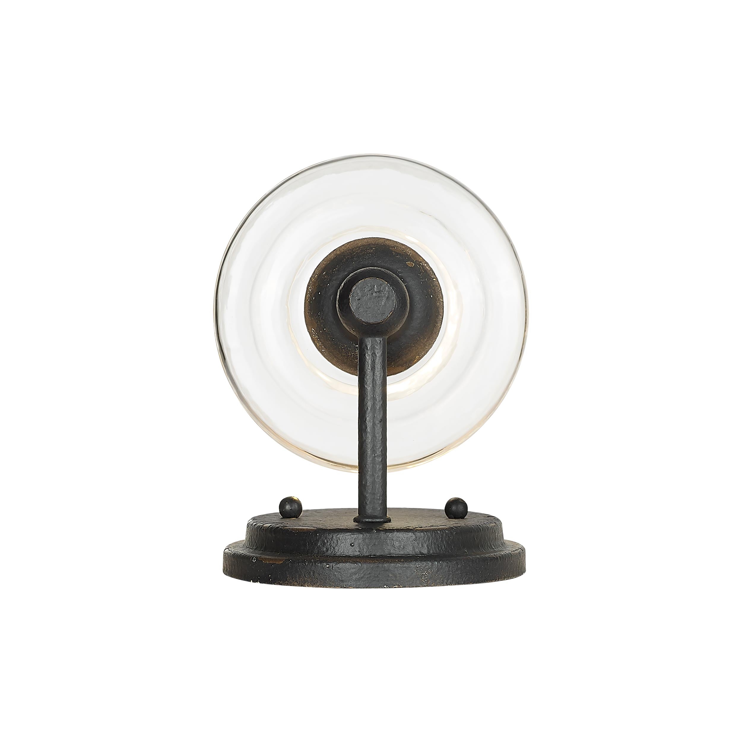 Golden Lighting Keating 1-light Wall Sconce in Antique Black Iron