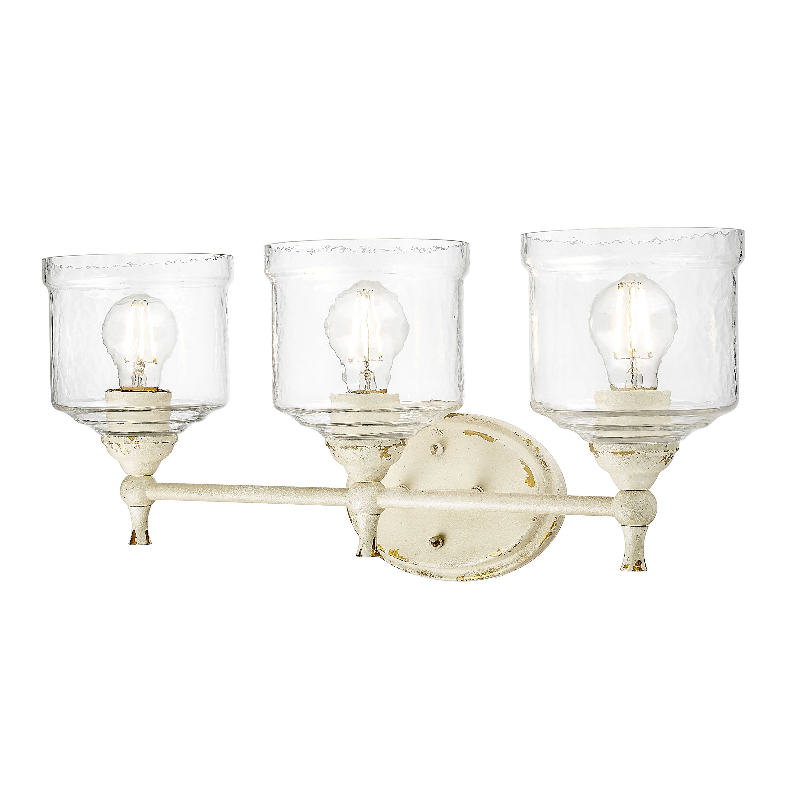 Golden Lighting Keating 3-light Vanity in Antique Ivory - Default Title - Golden Lighting
