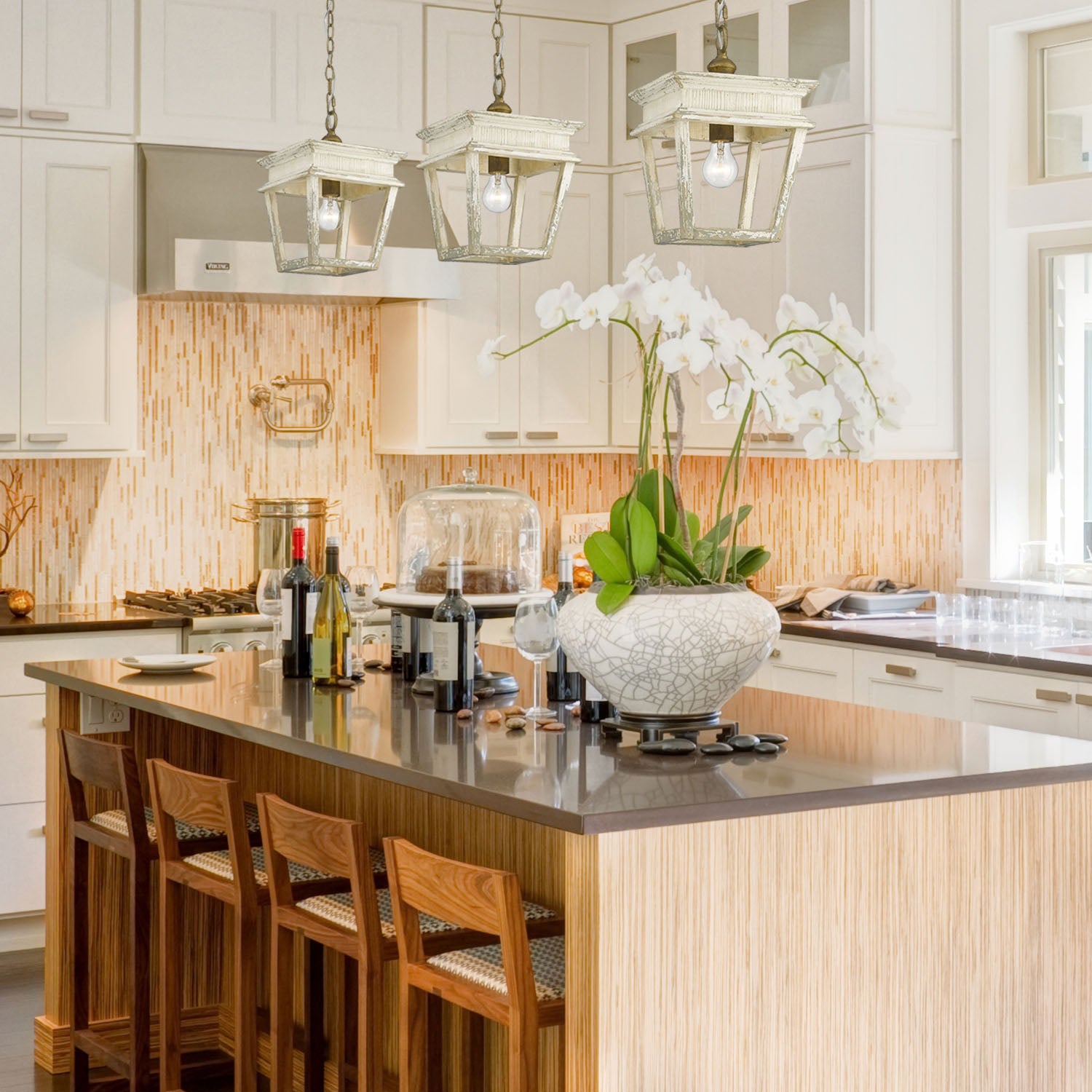 Golden Lighting Haiden 1-light Pendant in Burnished Chestnut