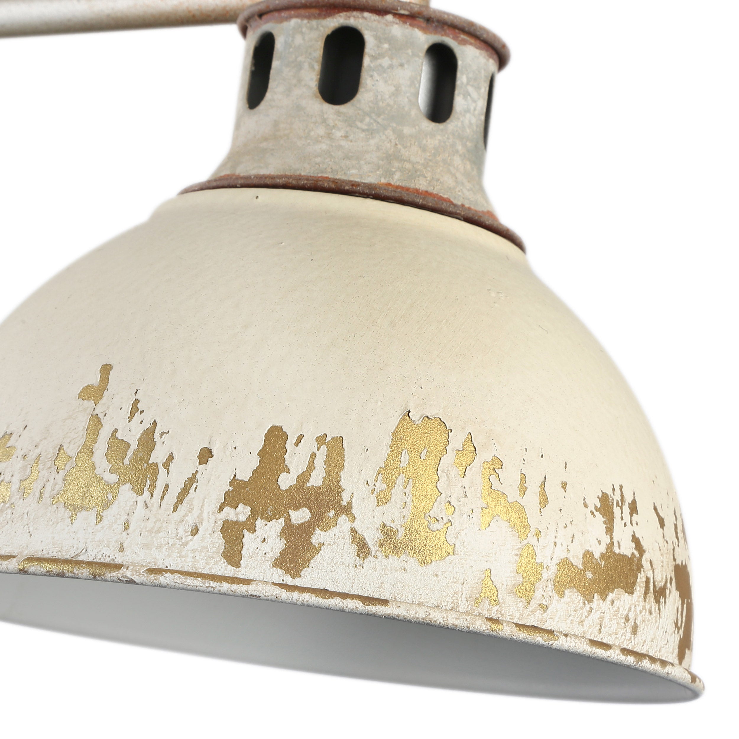 Golden Lighting Kinsley 4-light Vanity in Antique Ivory shade - - Golden Lighting