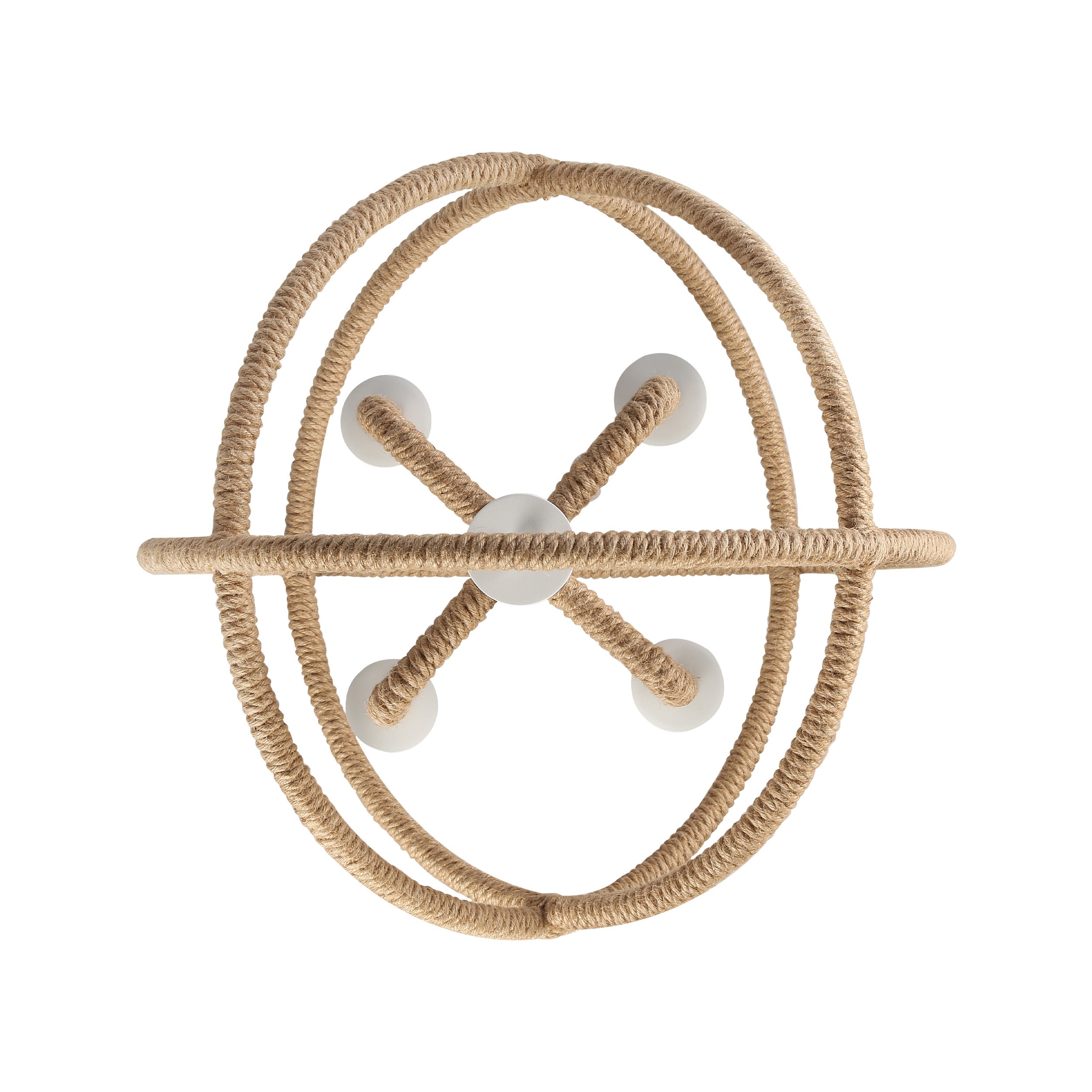 Marina 4-light Chandelier in Natural White