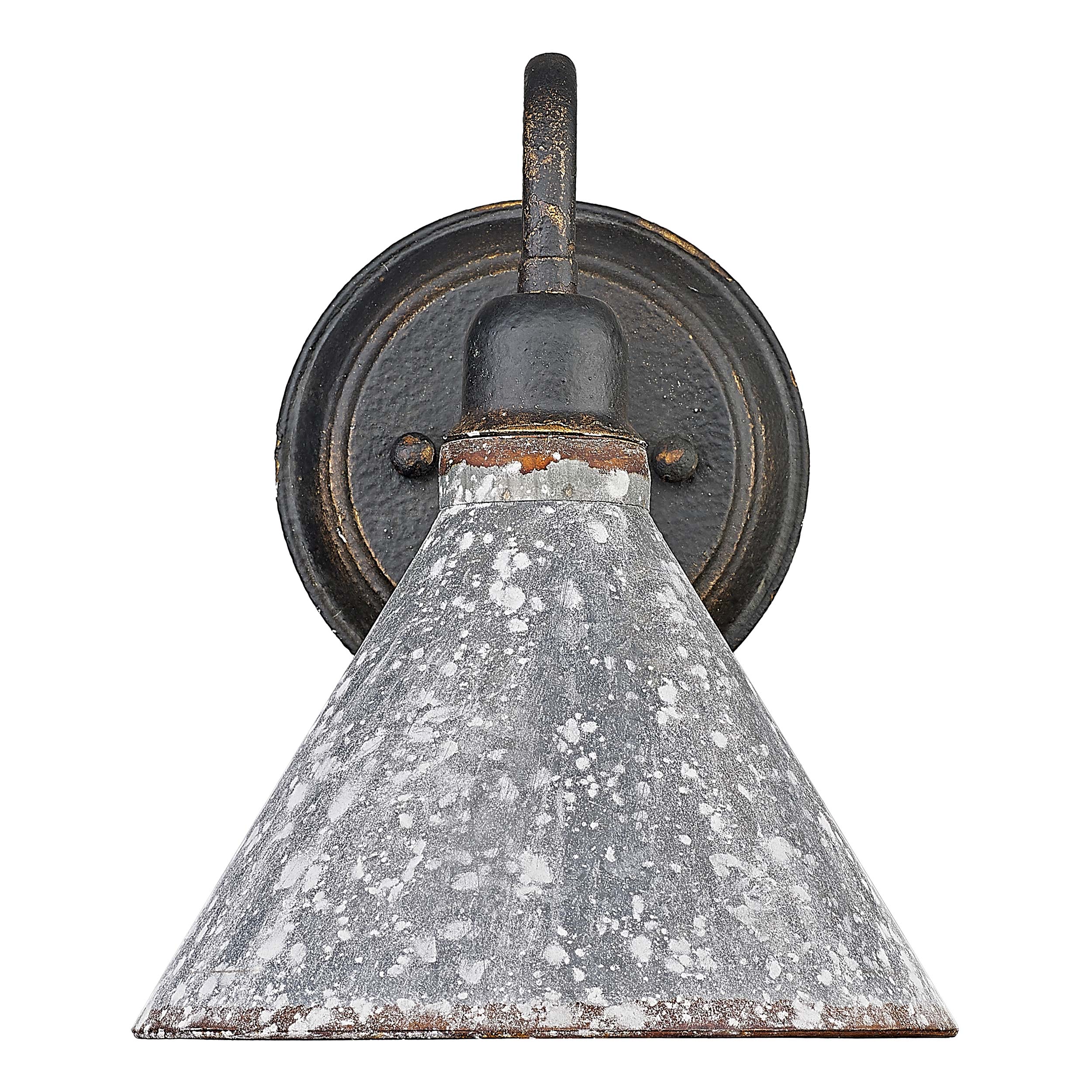 Jasper 1-light Wall Sconce in Antique Black Iron
