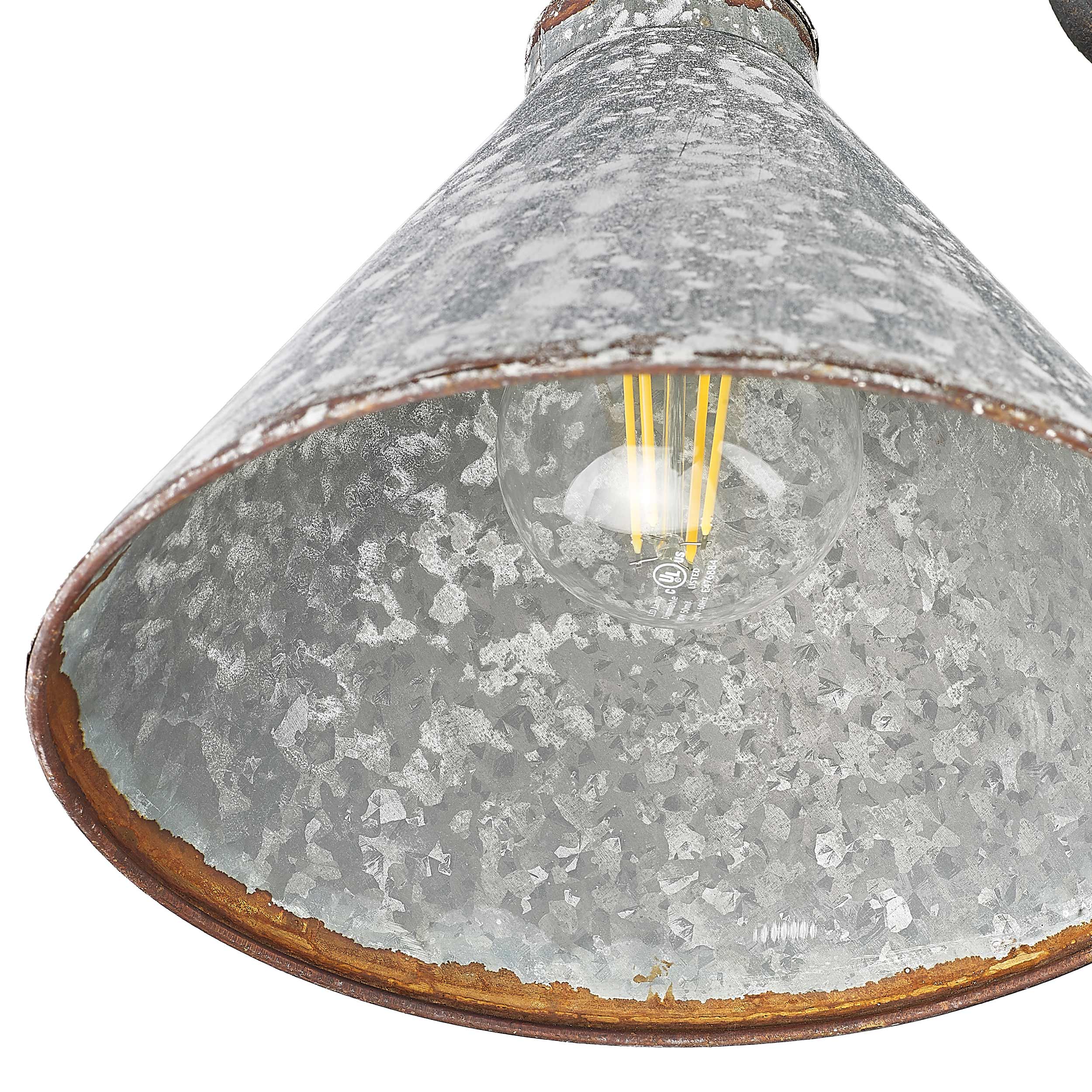 Jasper 1-light Wall Sconce in Antique Black Iron