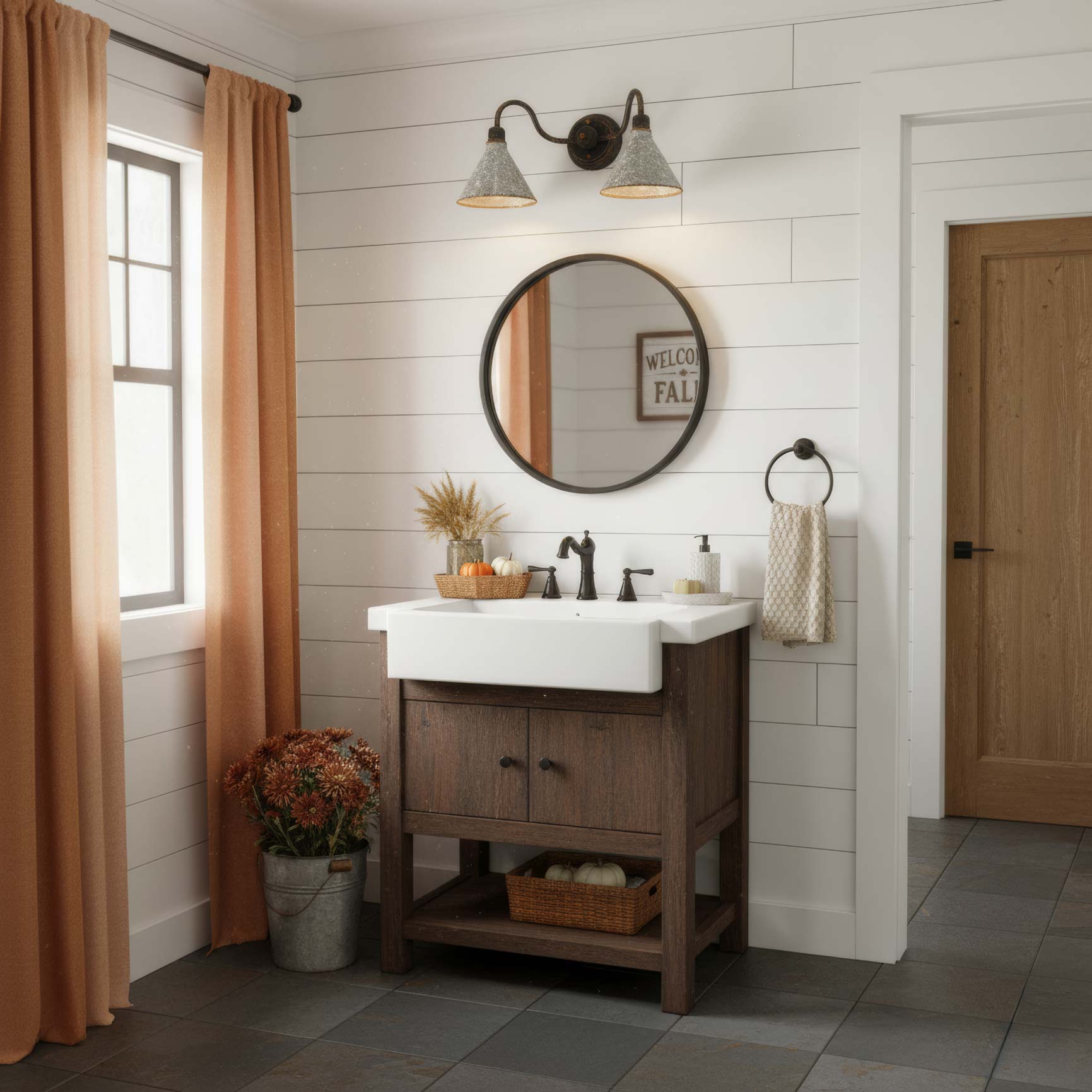 Jasper 2-light Vanity in Antique Black Iron - - Golden Lighting