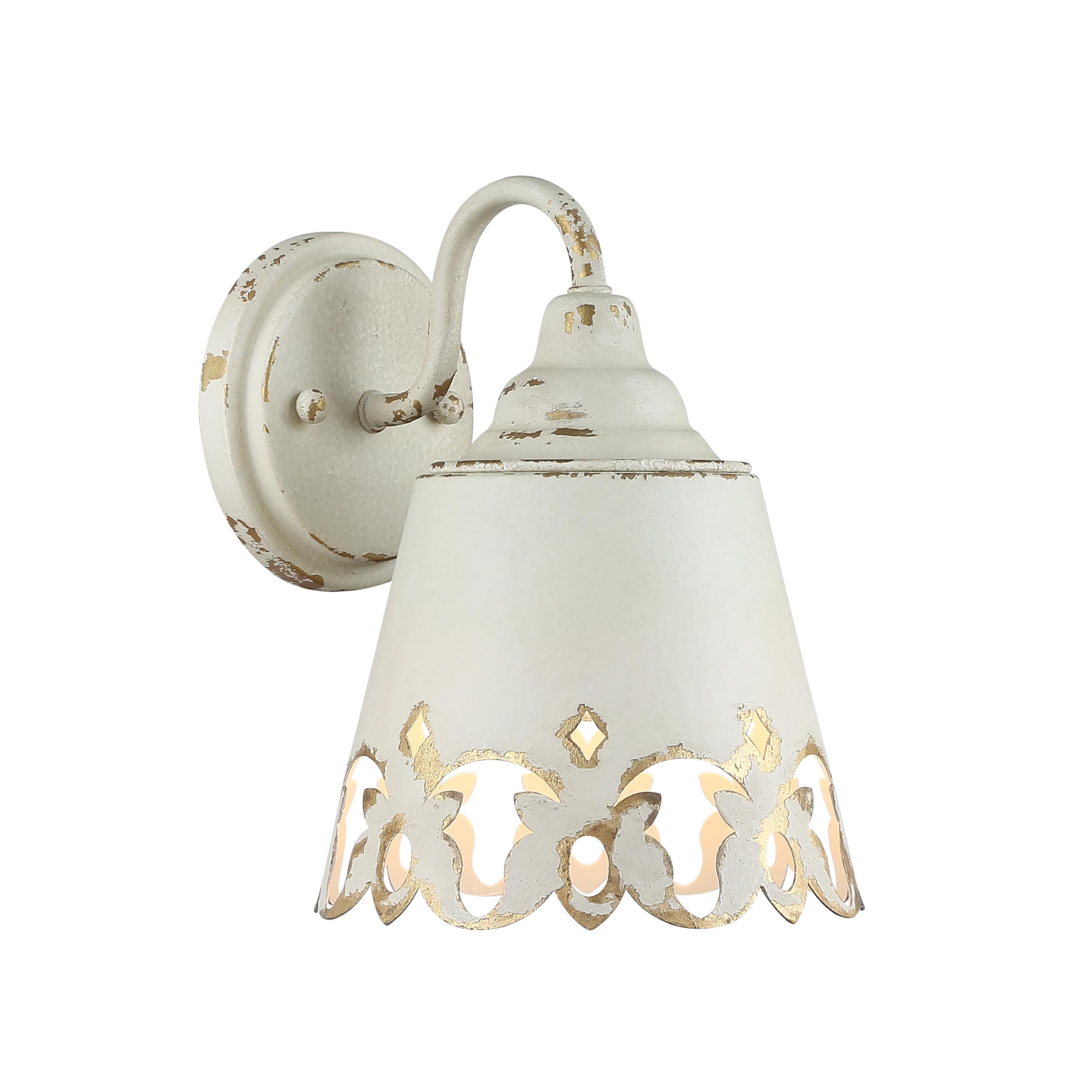 Eloise 1-light Vanity in Antique Ivory