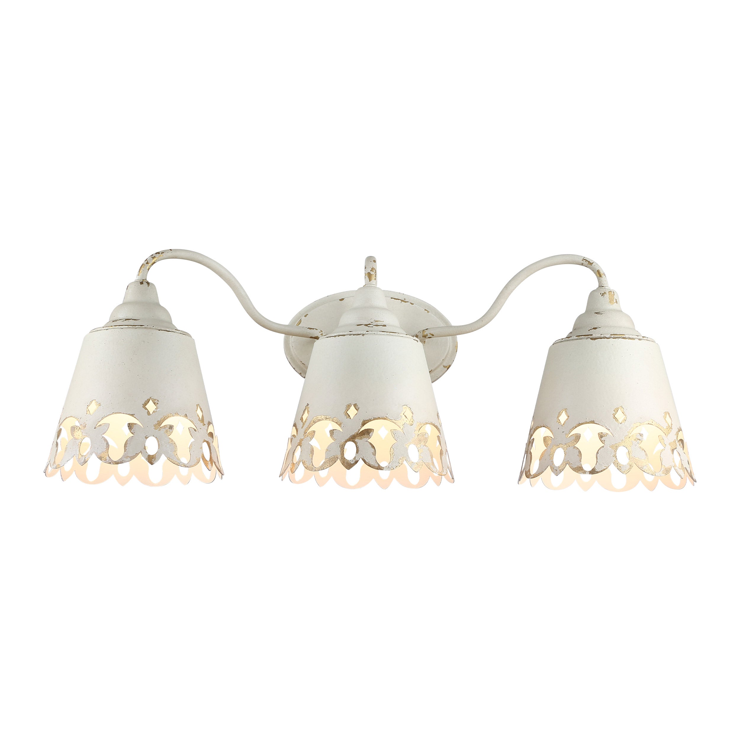 Eloise 3-light Vanity in Antique Ivory