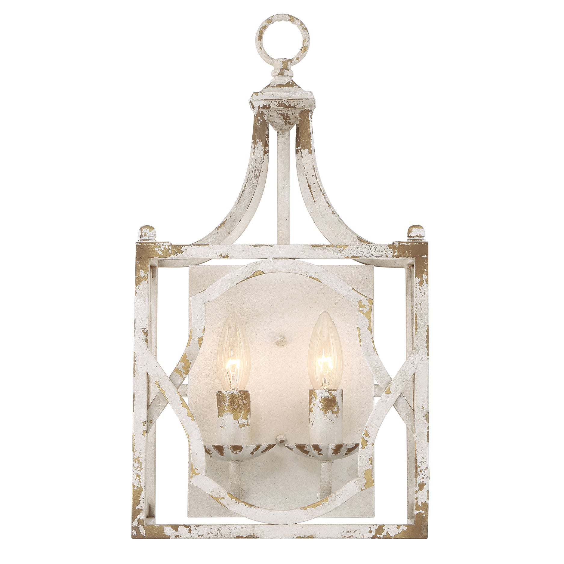 Laurent 2-light Wall Sconce in Antique Ivory