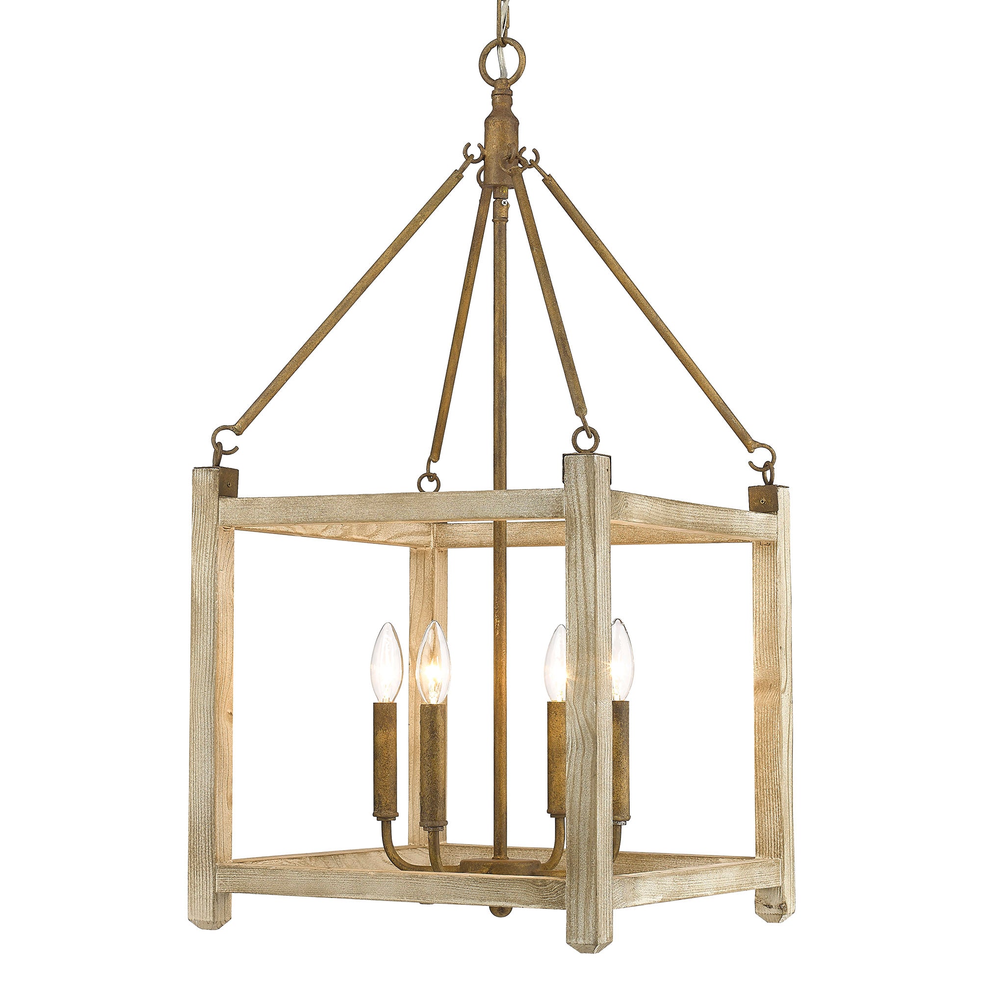 Orville 4-light Pendant in Burnished Chestnut
