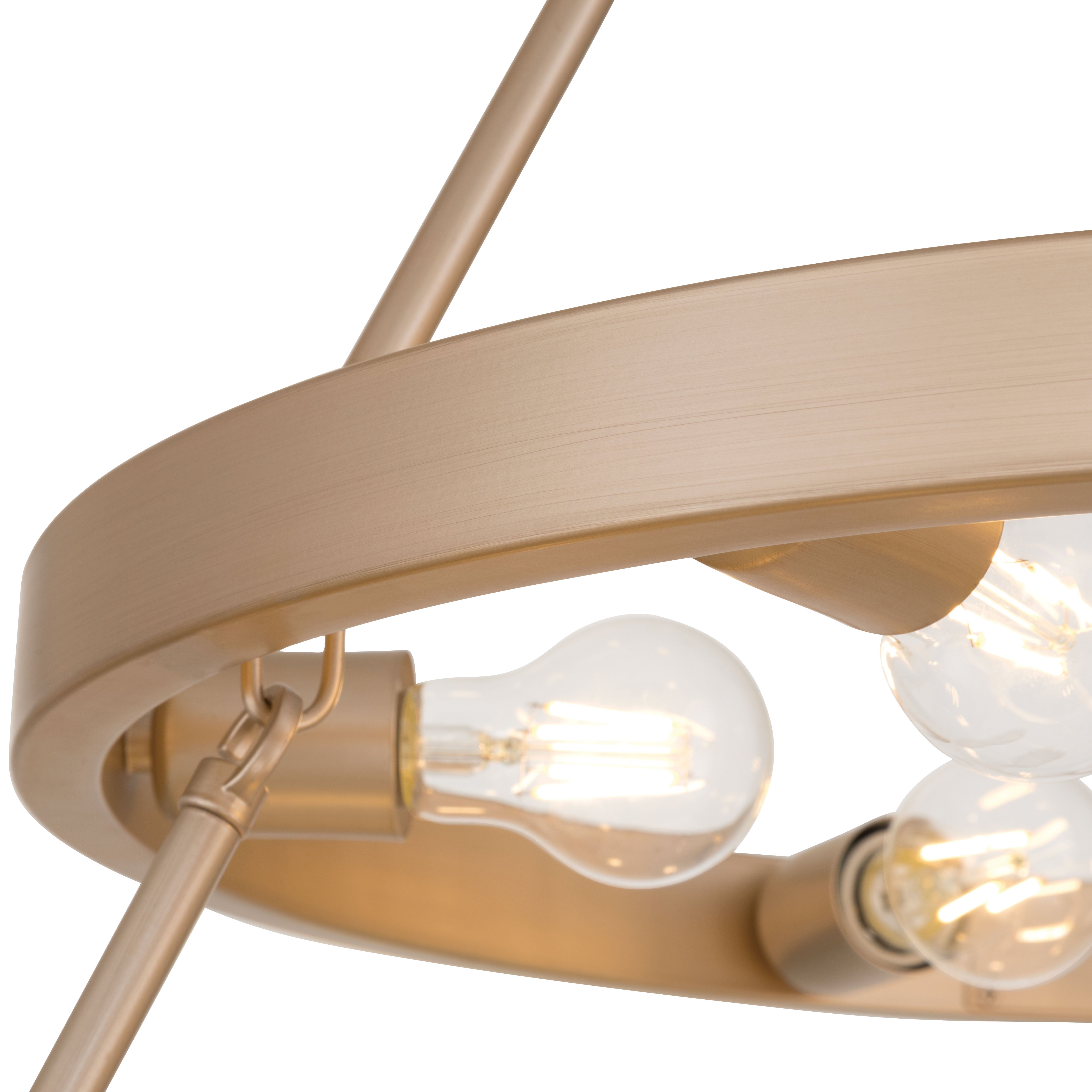 Golden Lighting Castile 15-light 2-tier Chandelier (6+9) in French Gold - - Golden Lighting