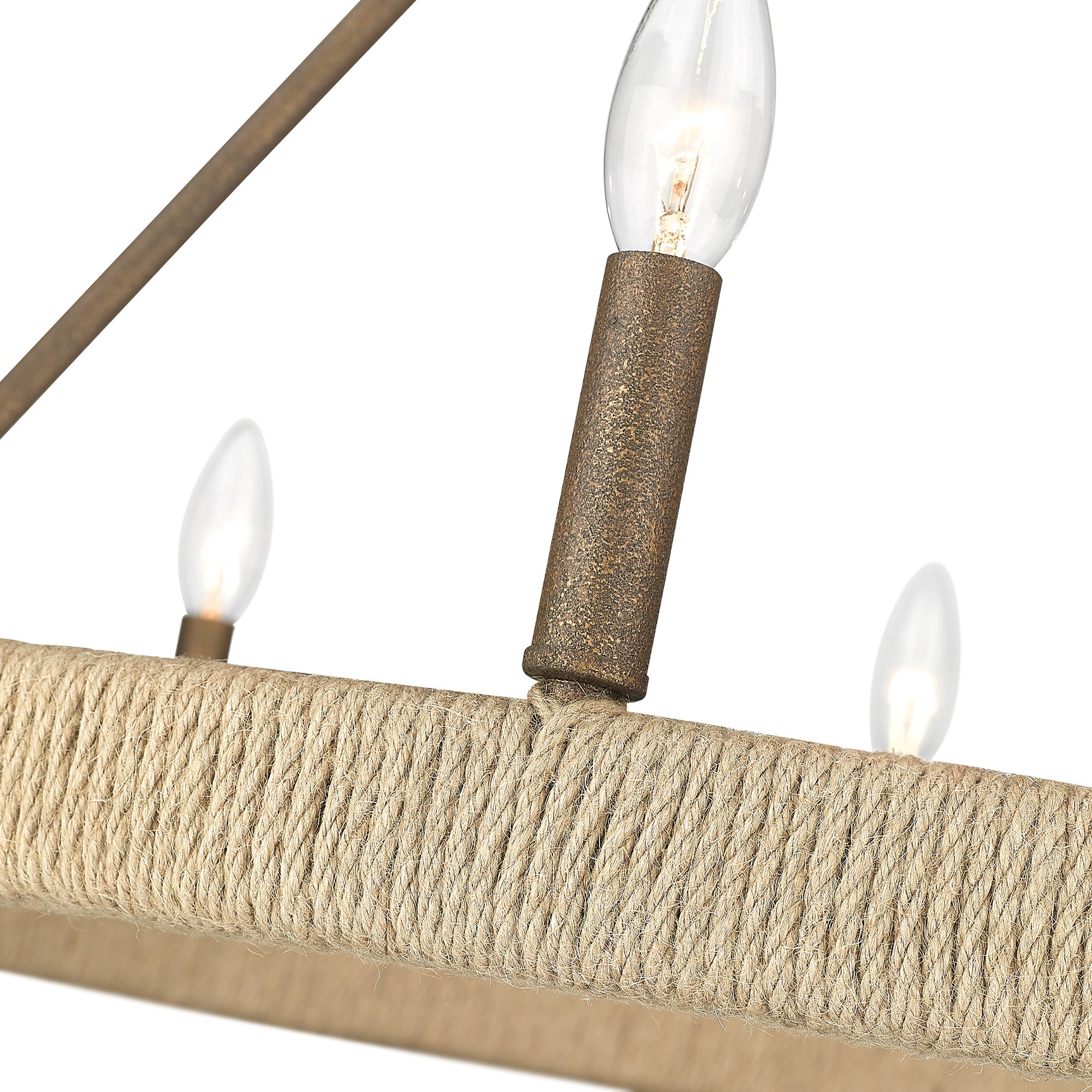 Yates 9-light Chandelier in Burnished Chestnut