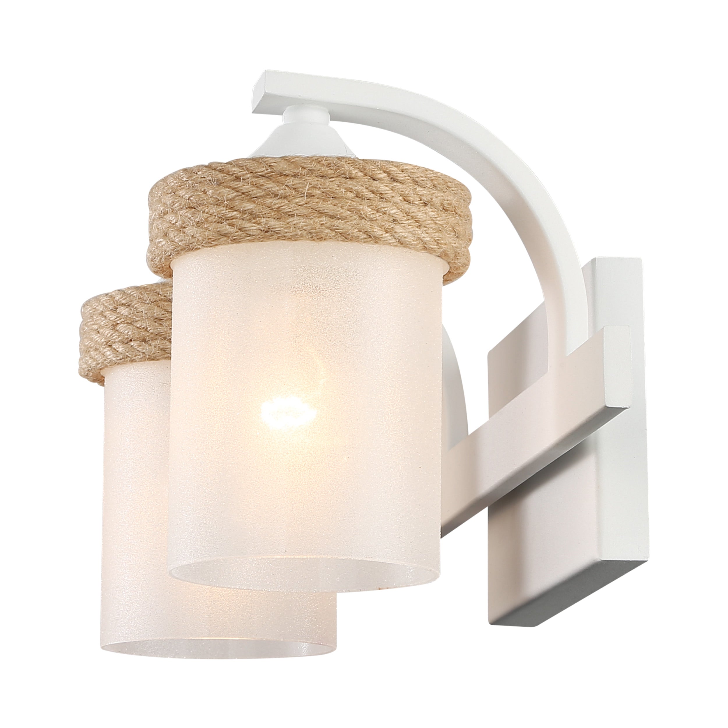 Chatham 2-light Vanity in Natural White - - Golden Lighting