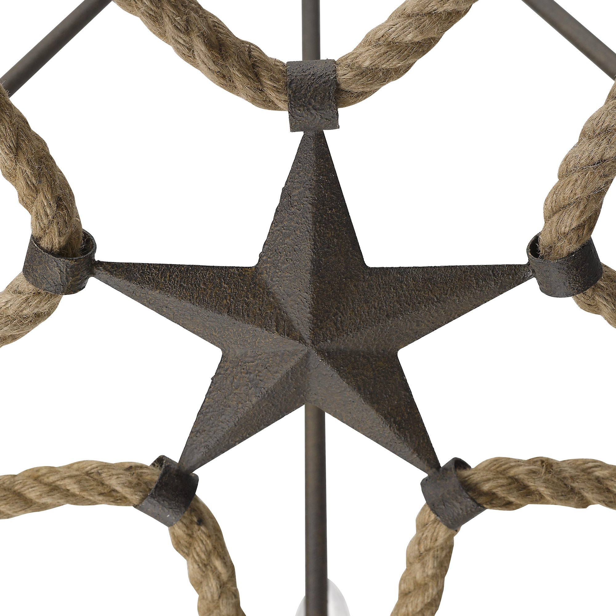 Stokes 5-light Chandelier in Dark Rust