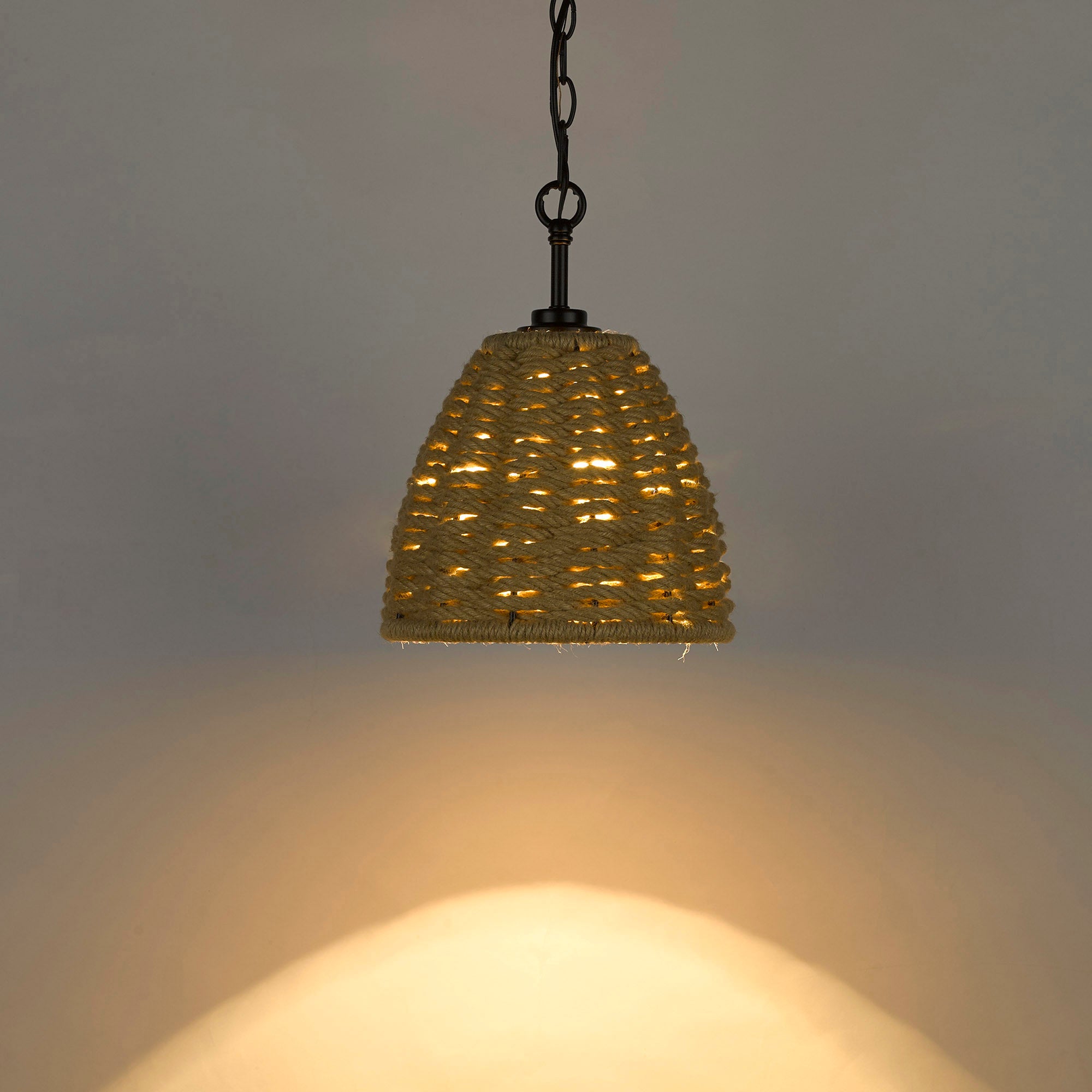 Golden Lighting Hathaway 1-light Pendant in Matte Black - - Golden Lighting
