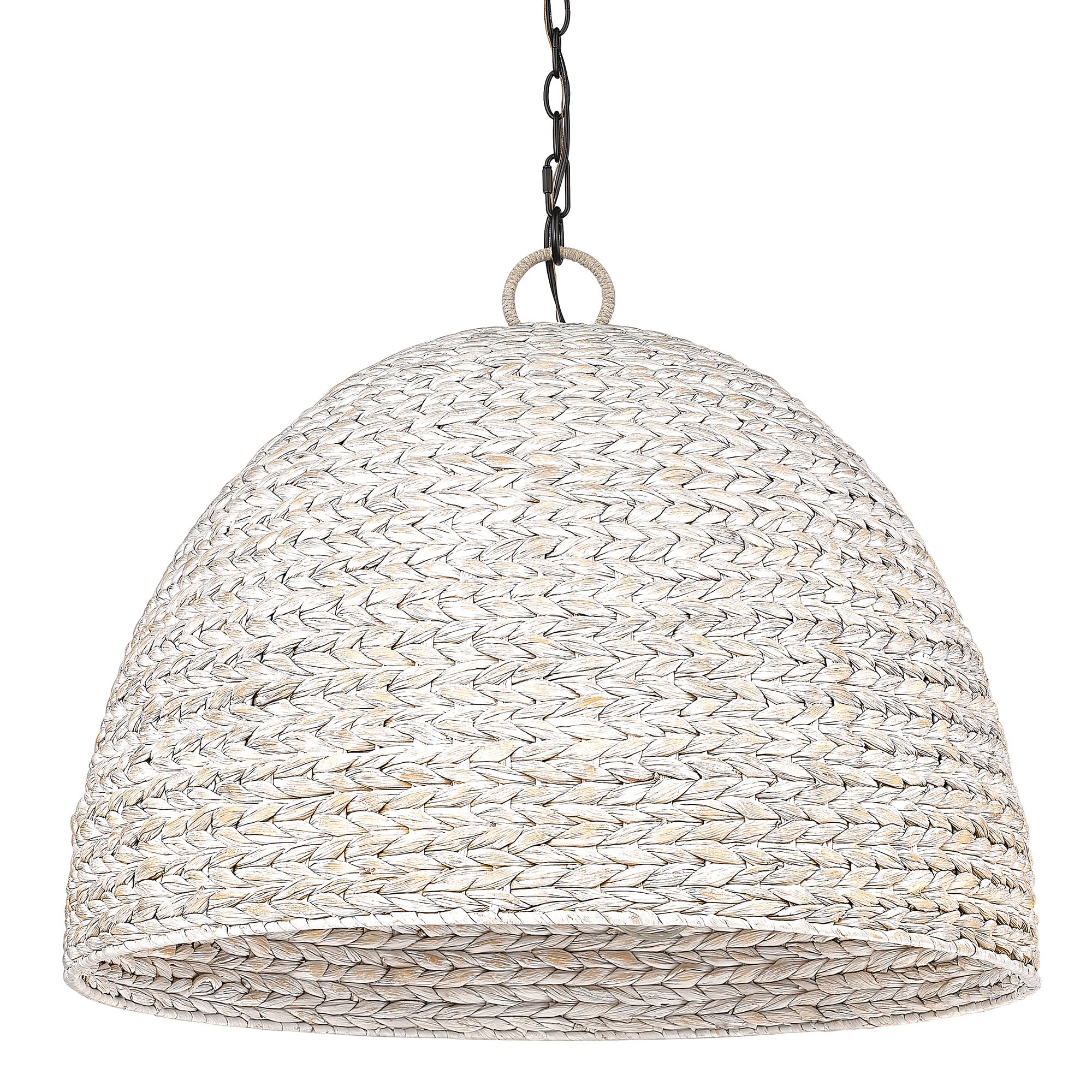 Golden Lighting Rue 8-light Chandelier in Matte Black and Rubbed Bronze shade