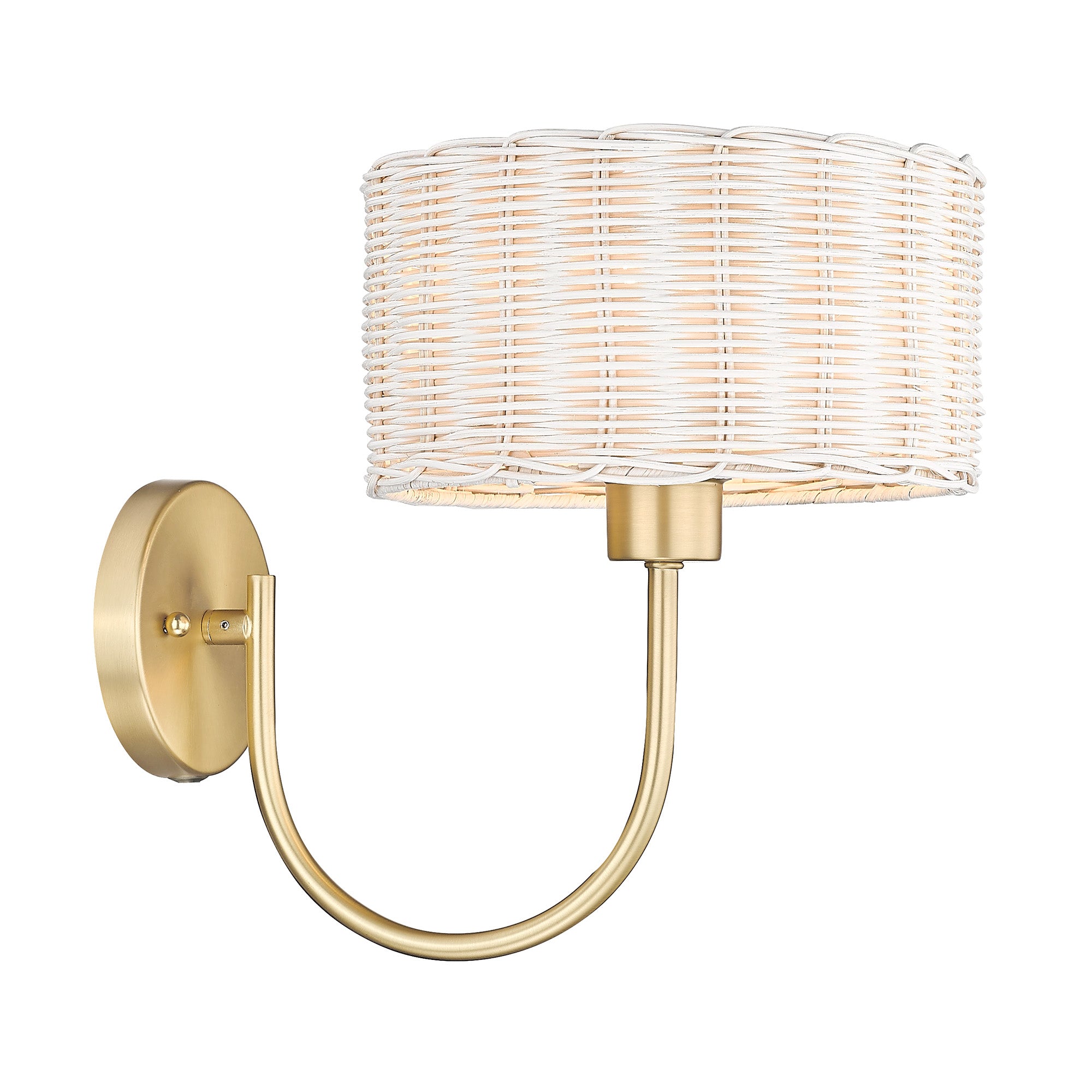 Golden Lighting Erma 1-light Wall Sconce in Brushed Champagne Brass