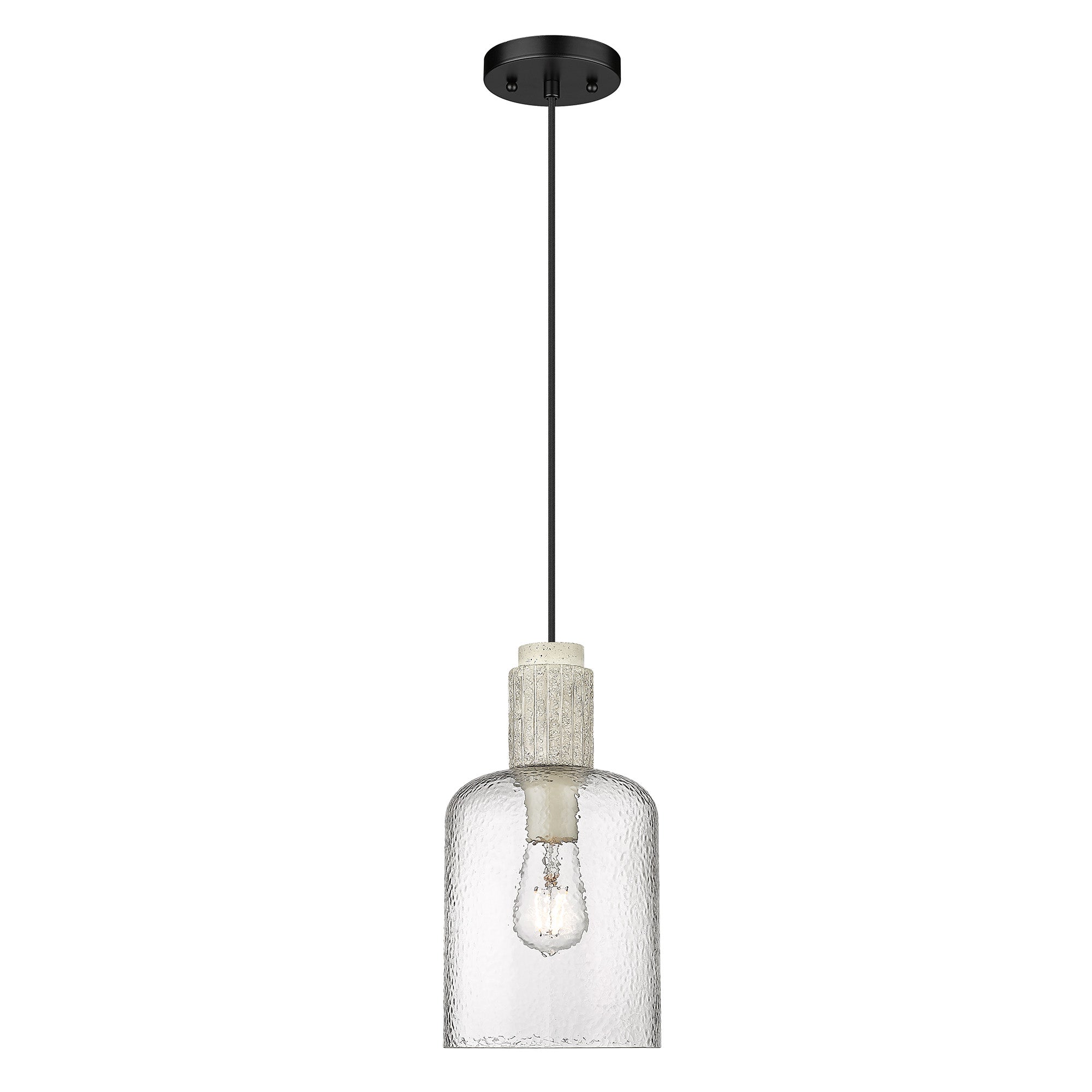 Pedra 1-light Pendant in Matte Black