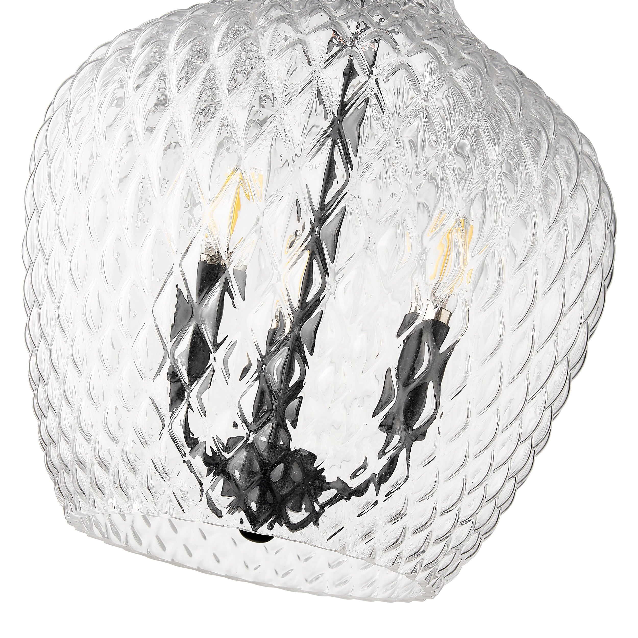 Golden Lighting Adeline 3-light Pendant in Matte Black - - Golden Lighting