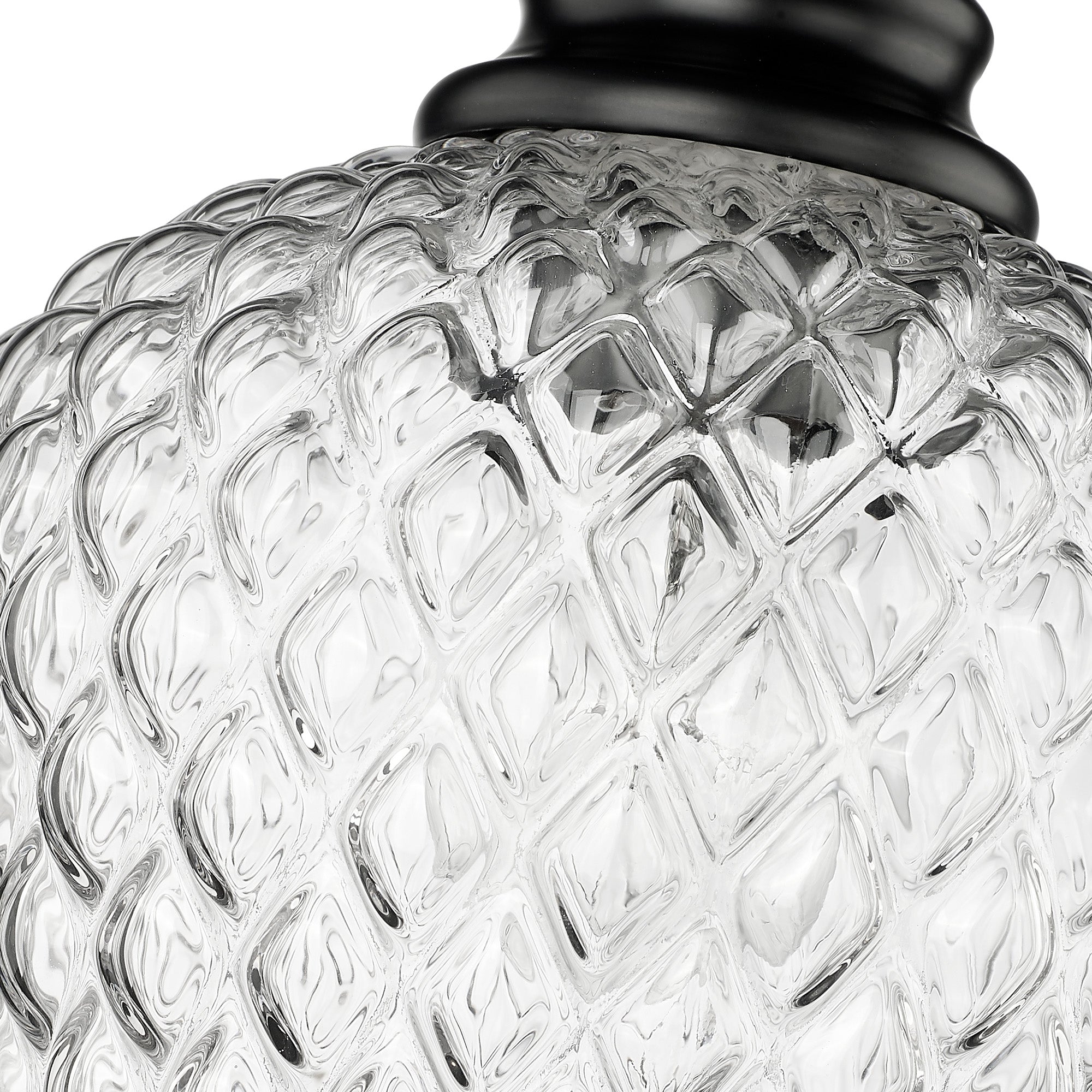 Golden Lighting Adeline 1-light Semi-Flush Mount in Matte Black - - Golden Lighting