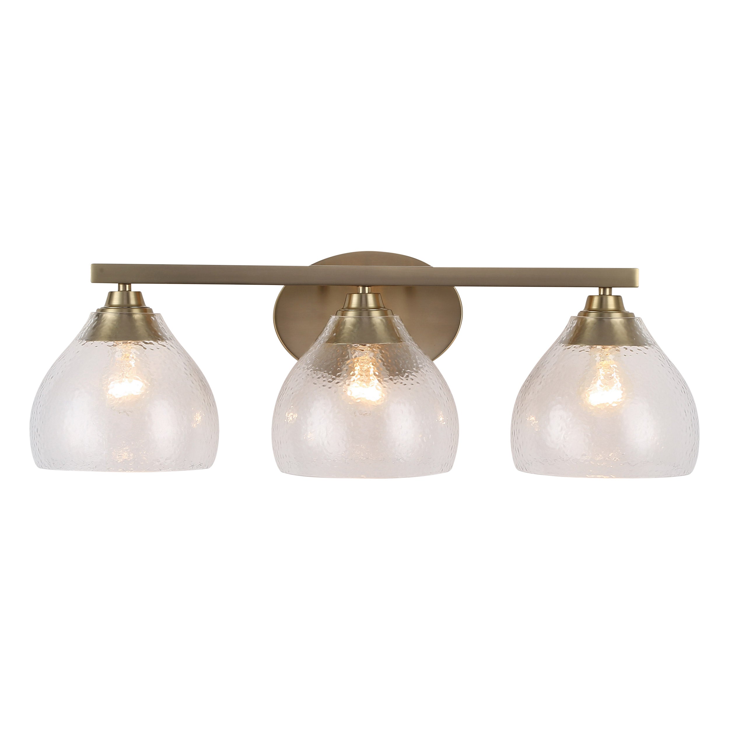 Golden Lighting Ariella 3-light Vanity in Brushed Champagne Brass - - Golden Lighting