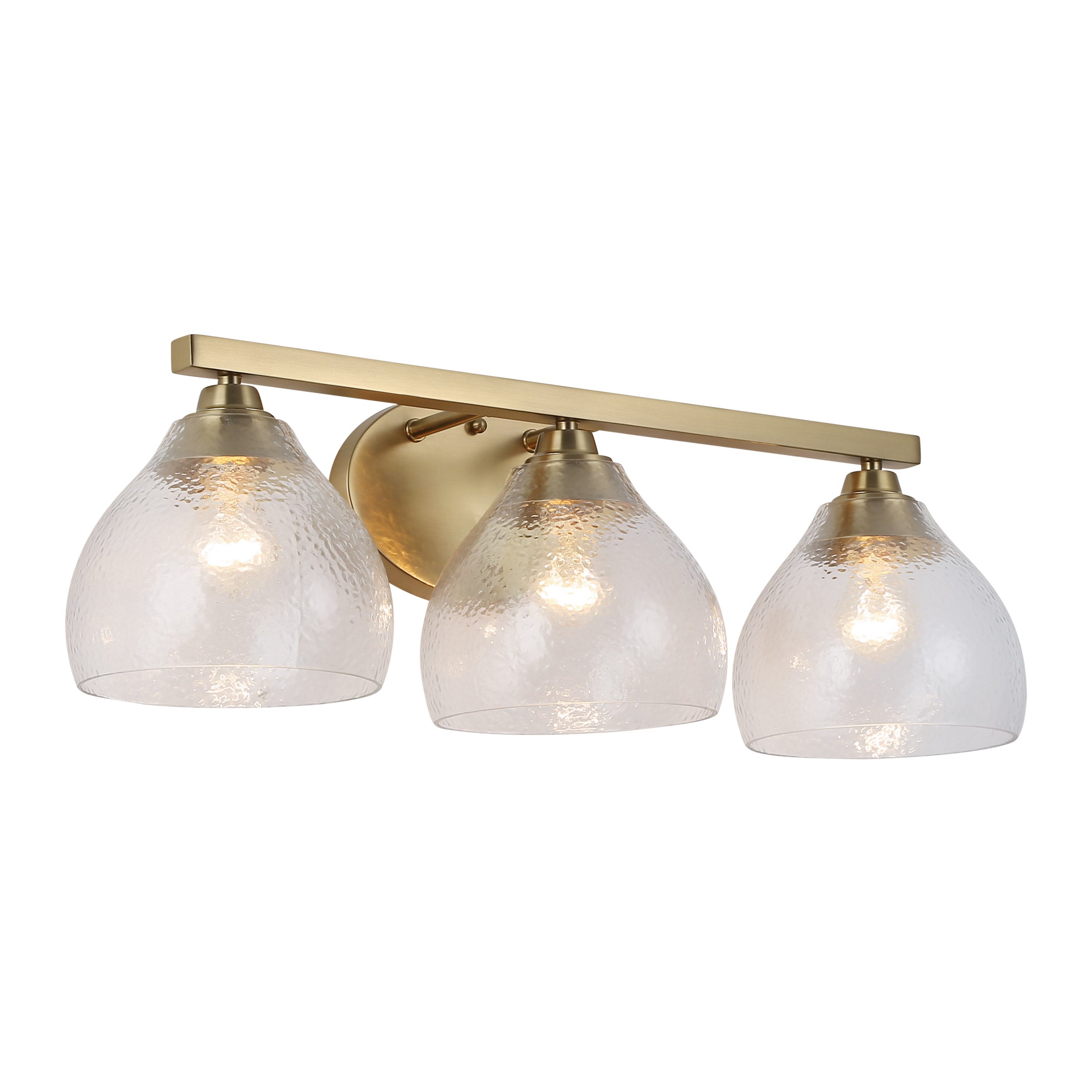 Golden Lighting Ariella 3-light Vanity in Brushed Champagne Brass - - Golden Lighting
