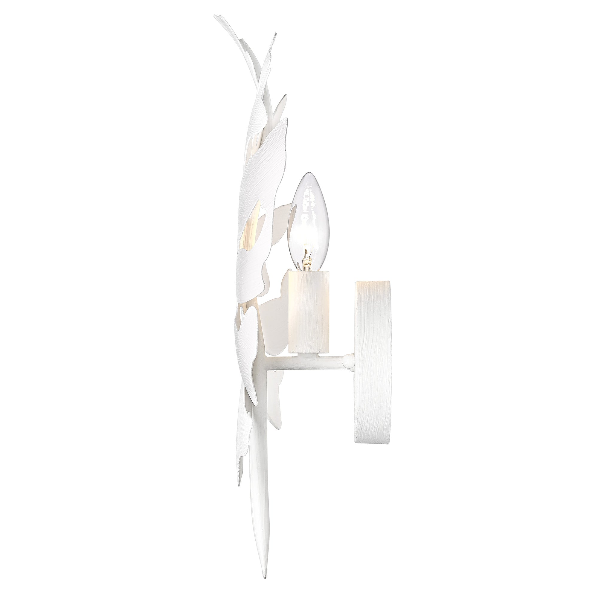 Aruba 1-light Wall Sconce in Textured White Plaster