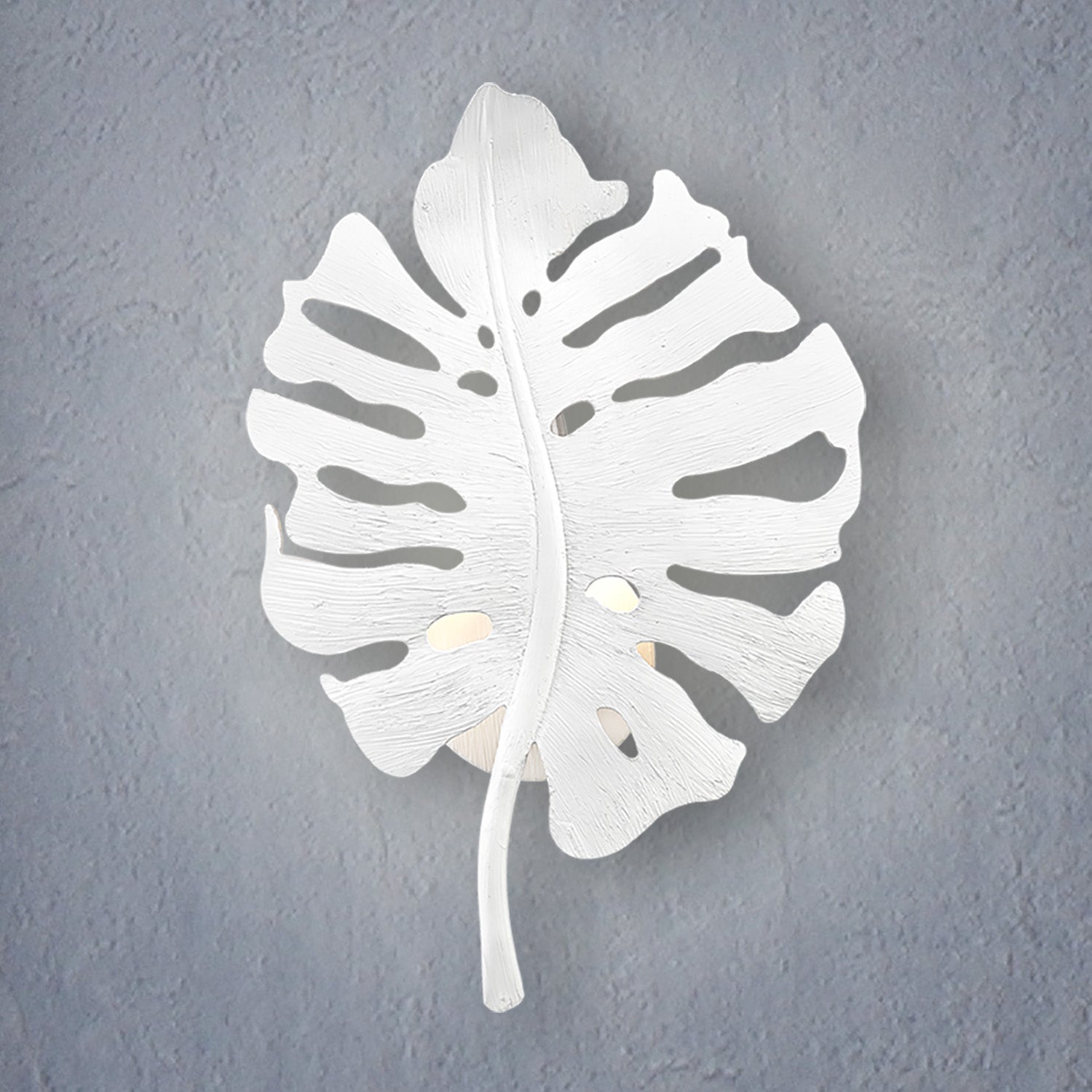Aruba 1-light Wall Sconce in Textured White Plaster