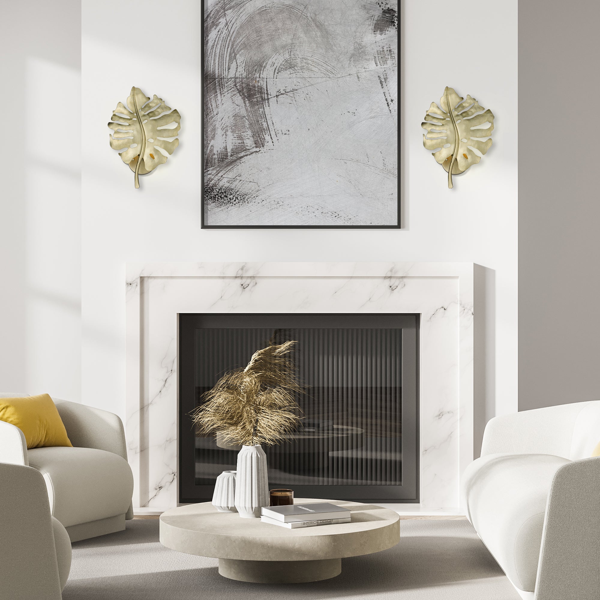 Aruba 1-light Wall Sconce in White Gold