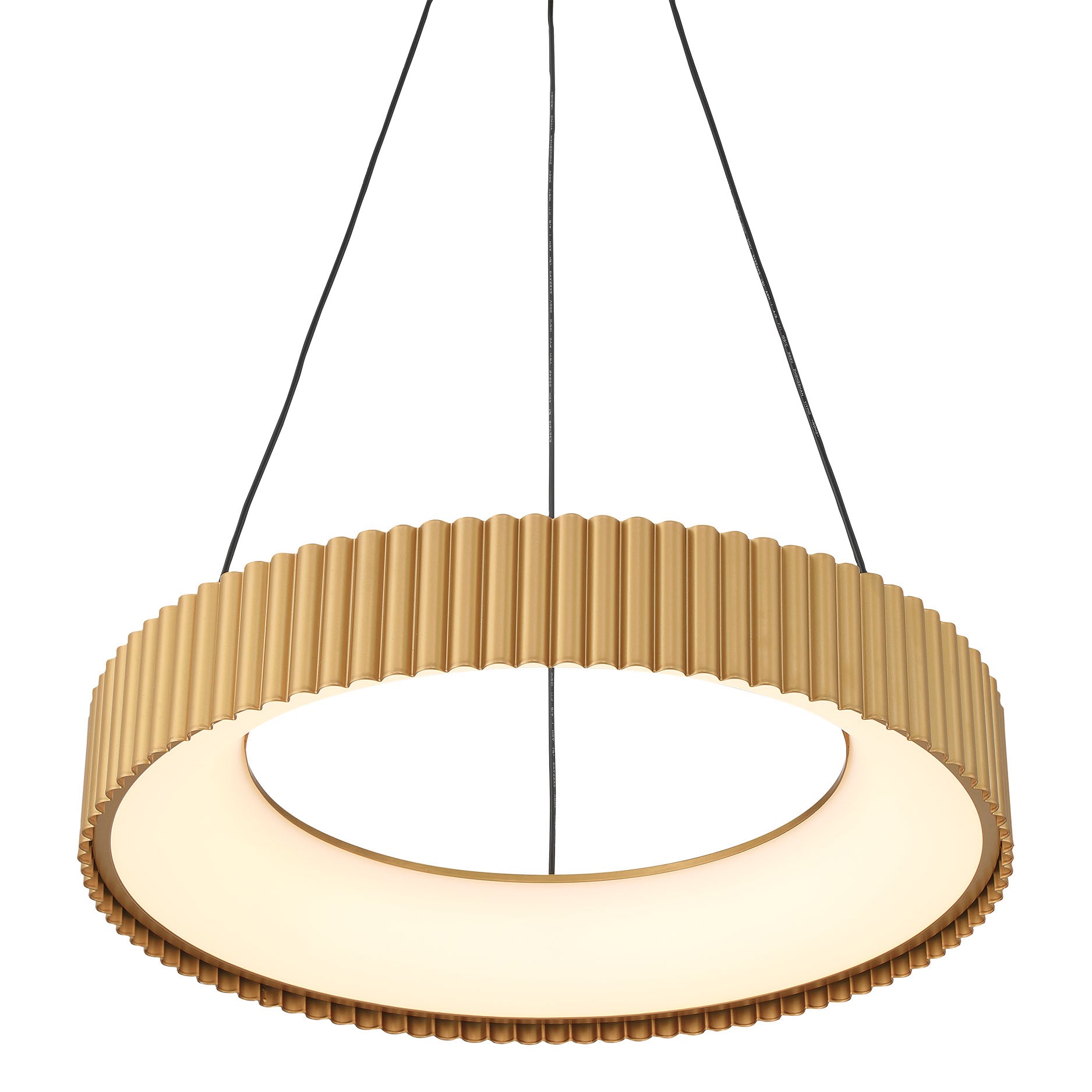 Sashay Integrated LED 20" Pendant in Honey Gold
