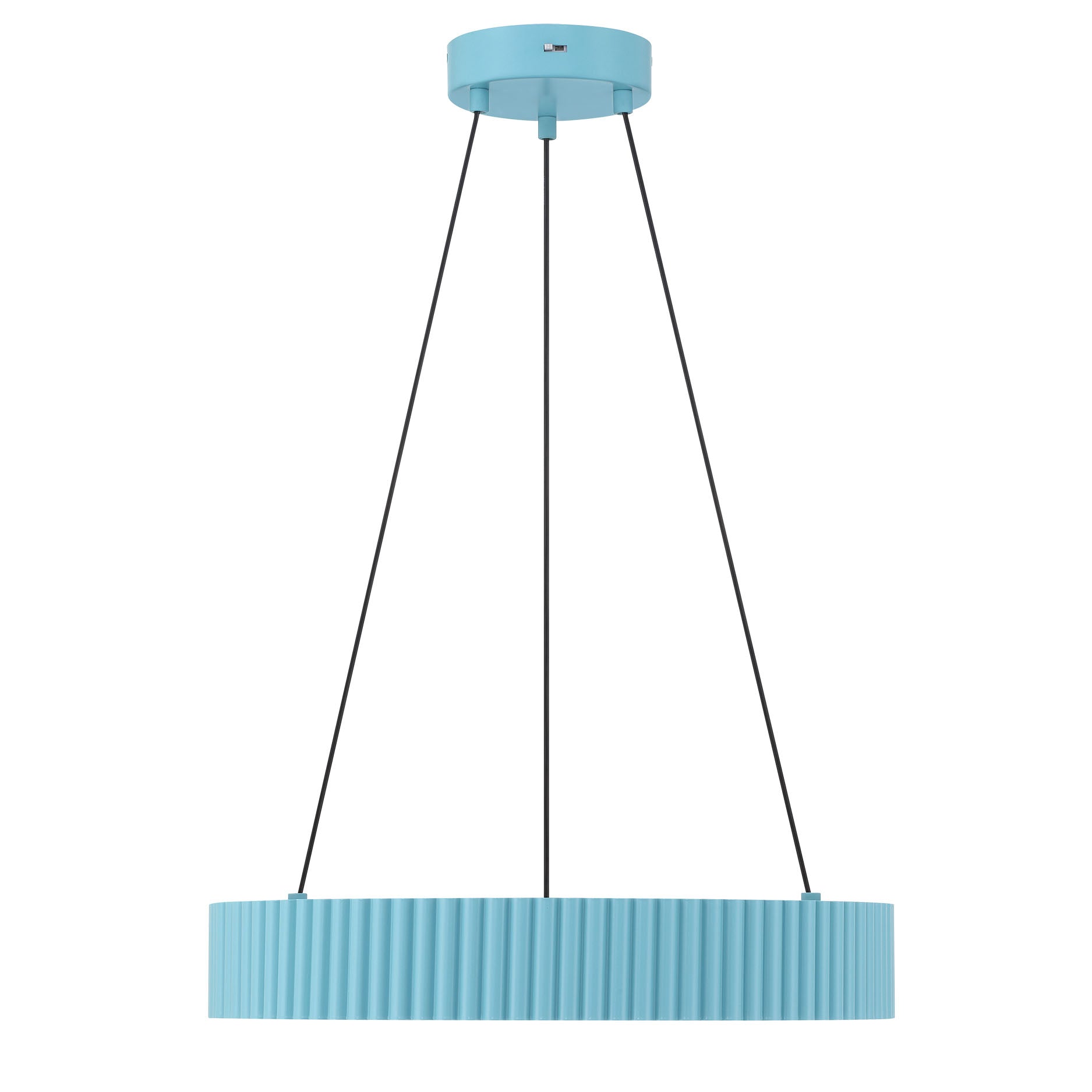 Sashay Integrated LED 20" Pendant in Sky Blue