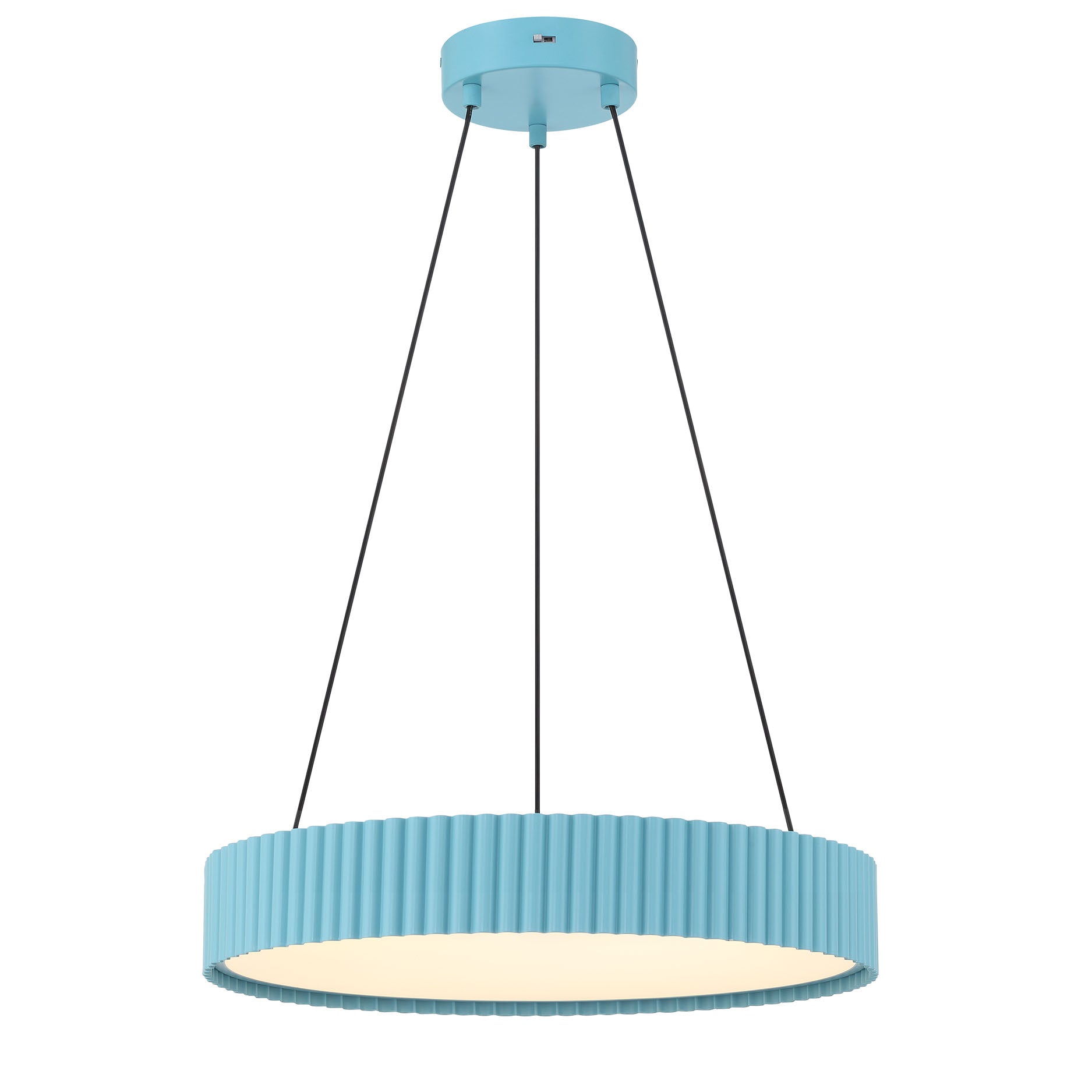 Sashay Integrated LED 20" Pendant in Sky Blue