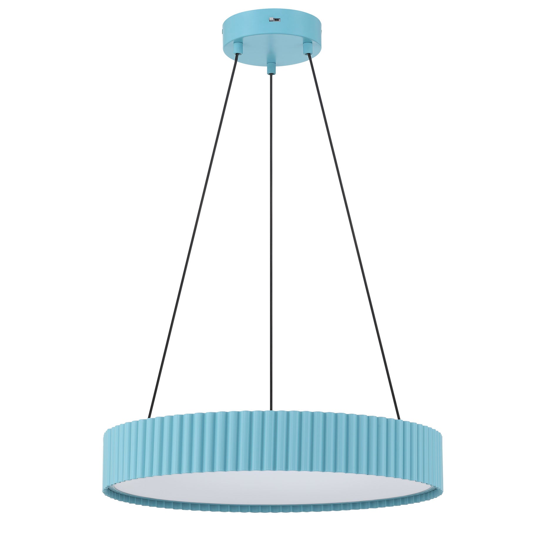 Sashay Integrated LED 20" Pendant in Sky Blue