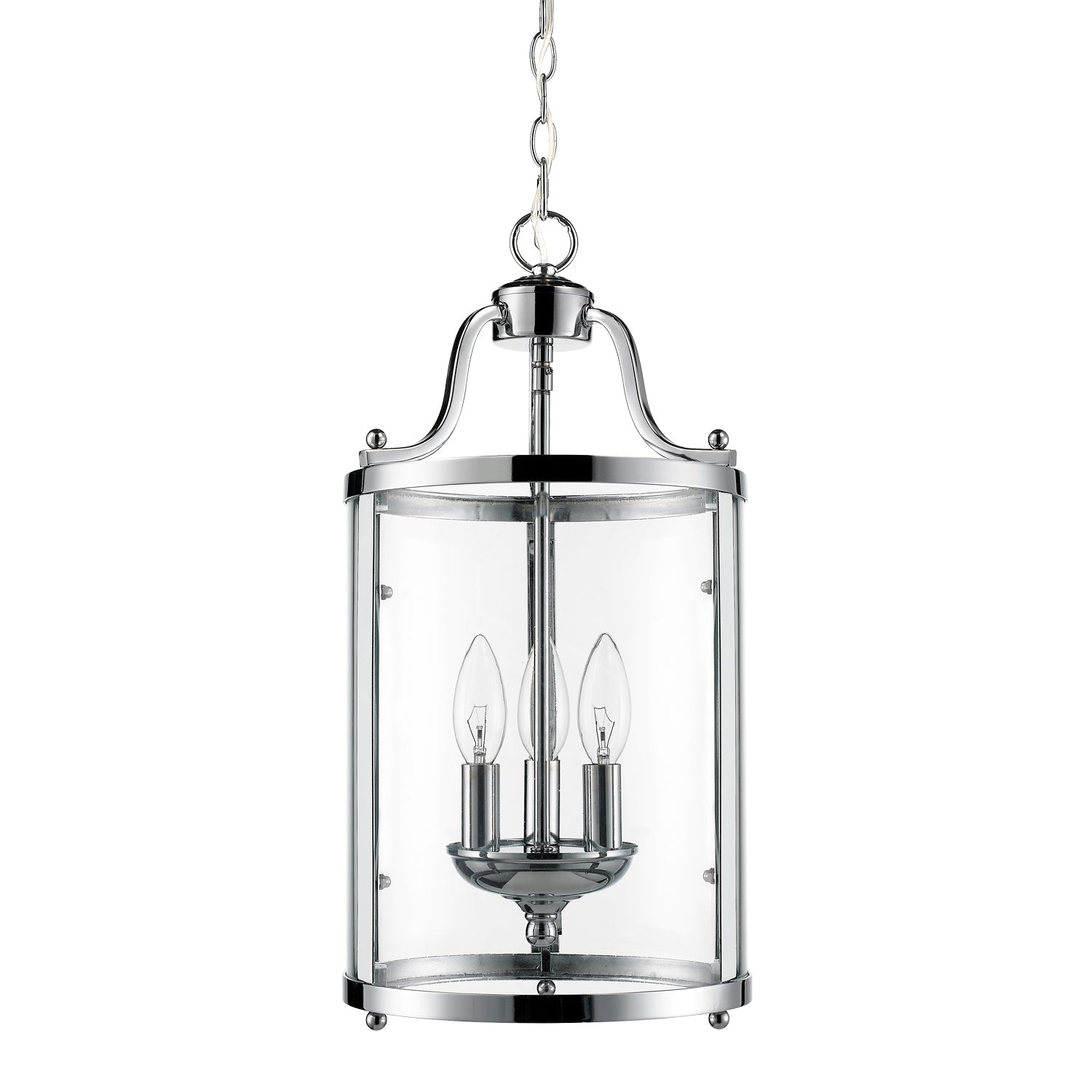 Golden Lighting Payton 3-light Pendant in Chrome - - Golden Lighting