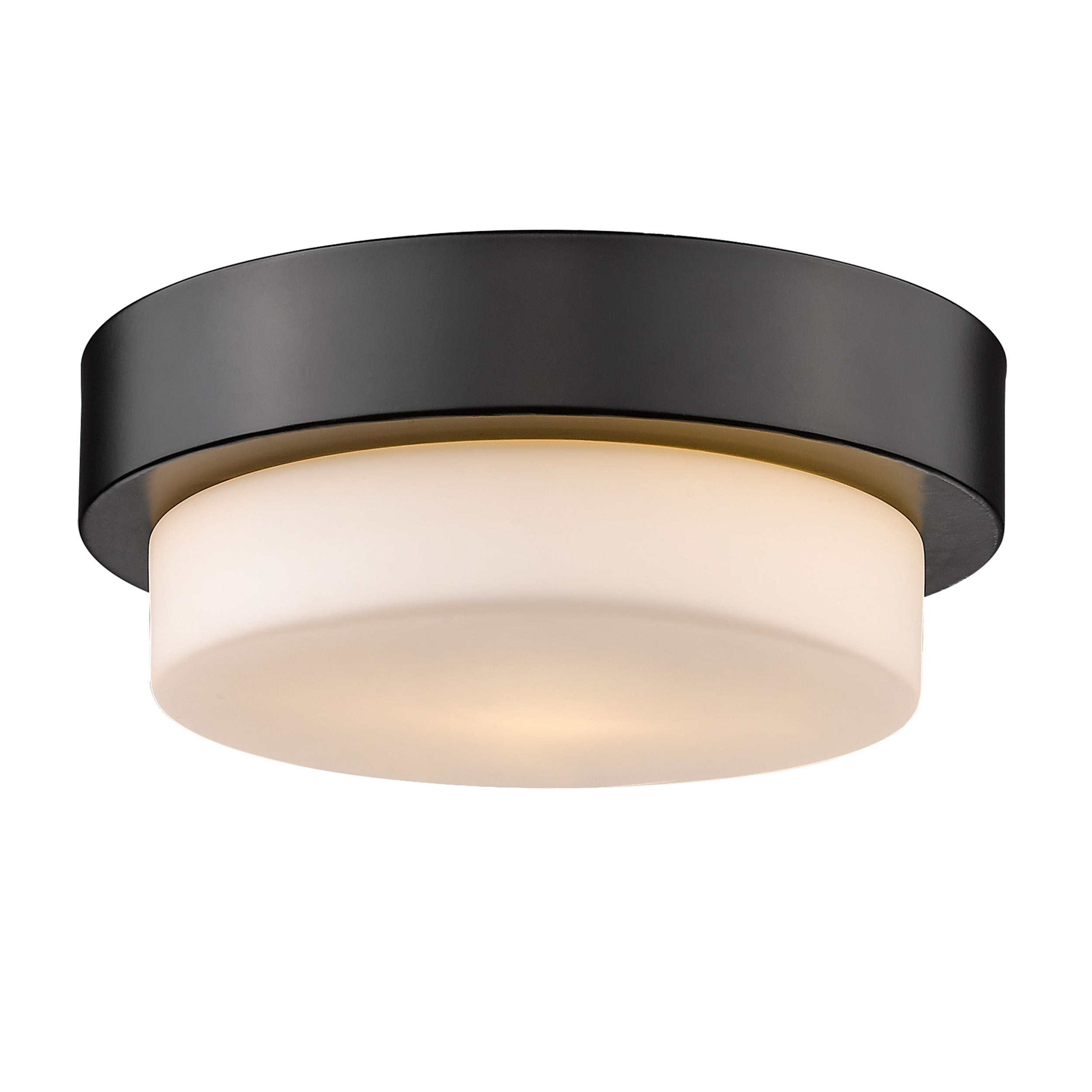 Morgon 1-light Flush Mount in Matte Black
