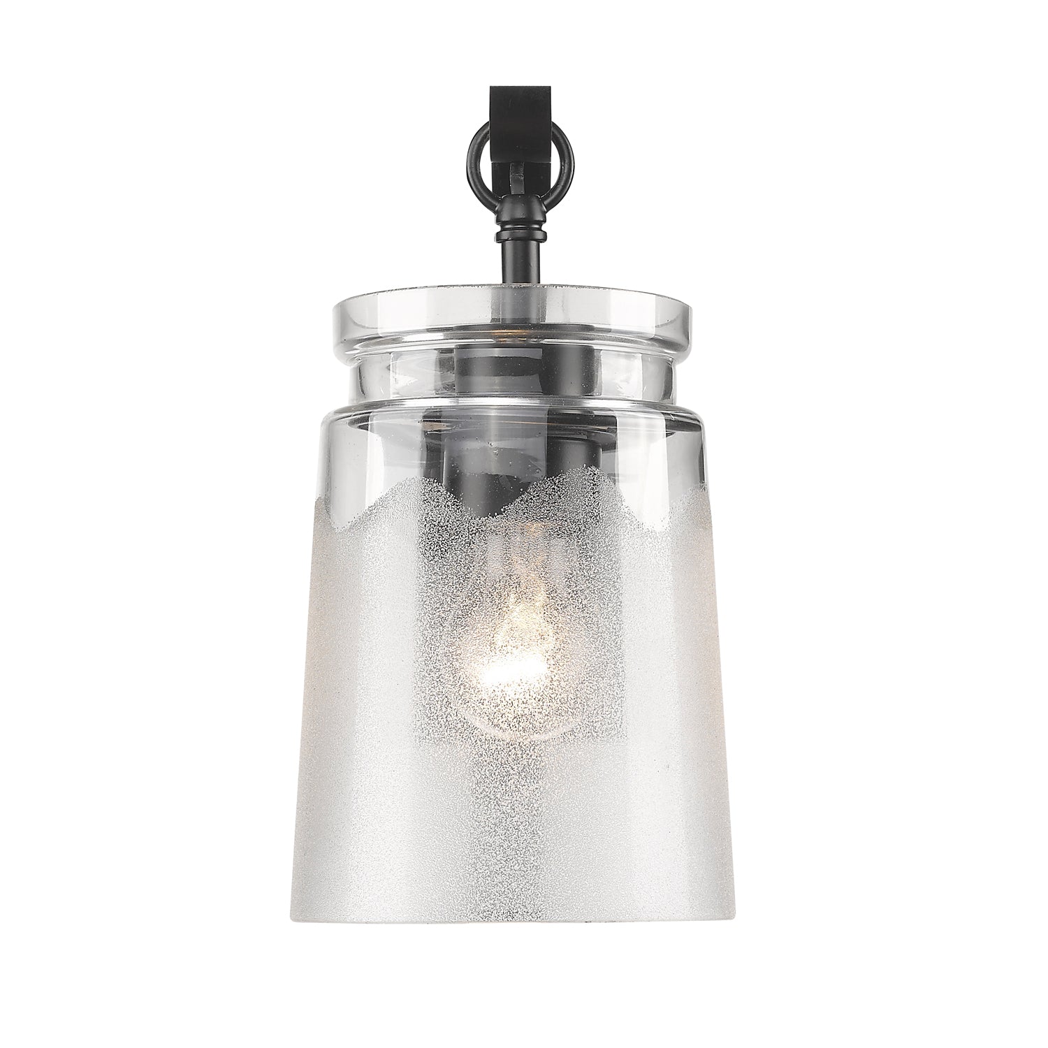 Golden Lighting Travers 1-light Vanity in Matte Black - - Golden Lighting