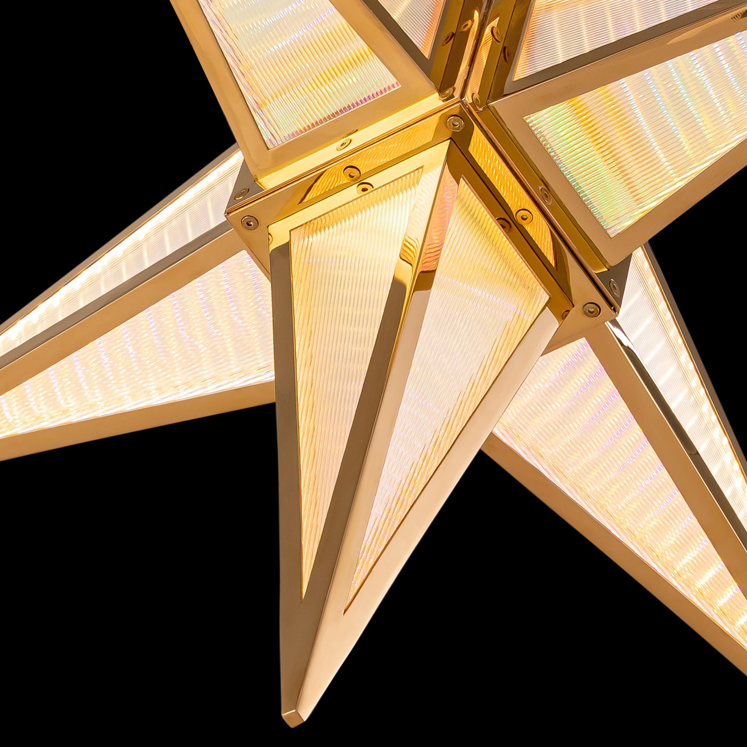 Ziva by Golden Lighting Spectrum Integrated LED 18in Pendant in Rose Gold - - Golden Lighting